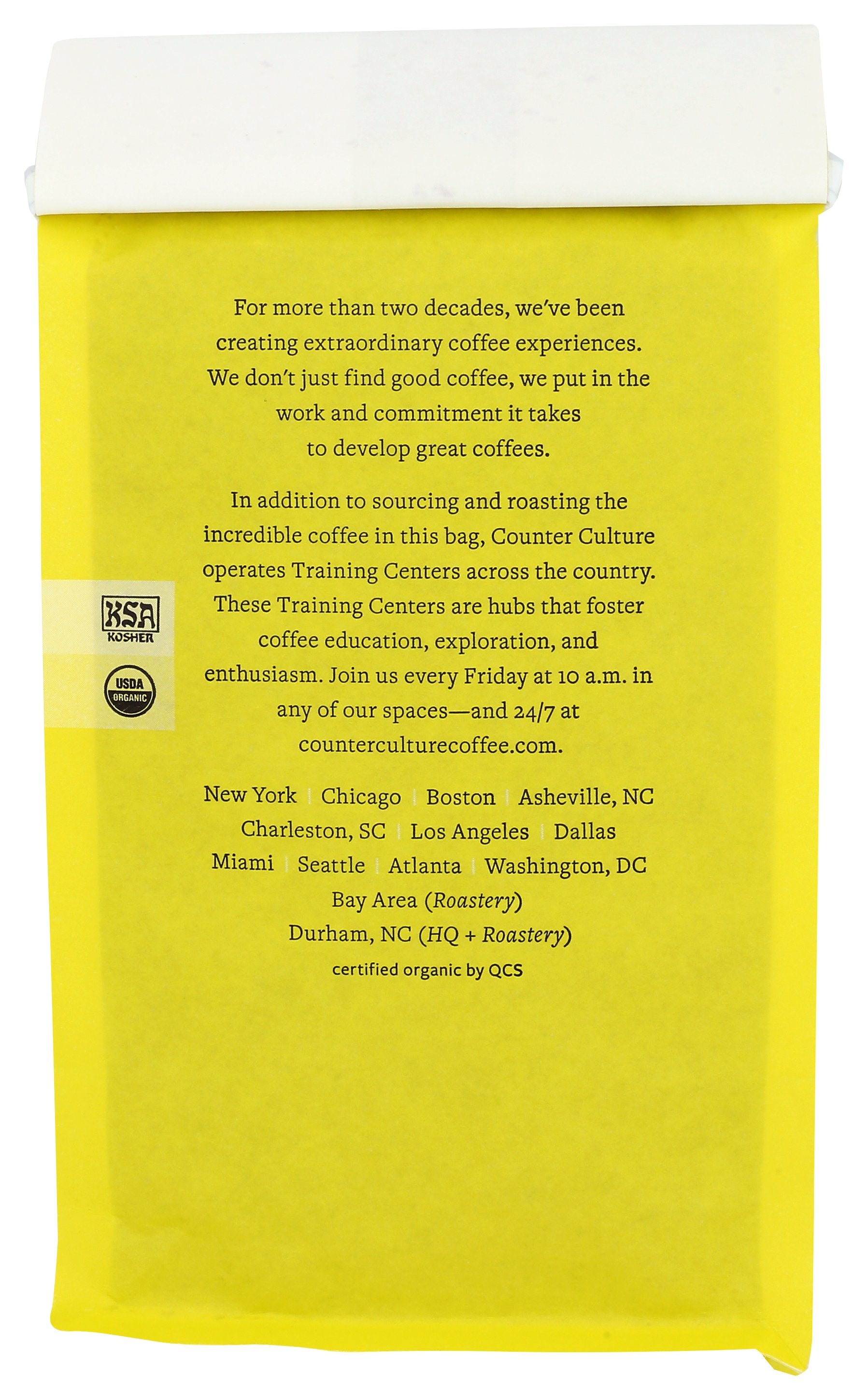 COUNTER CULTURE COFFEE BEANS APOLLO - Case of 6