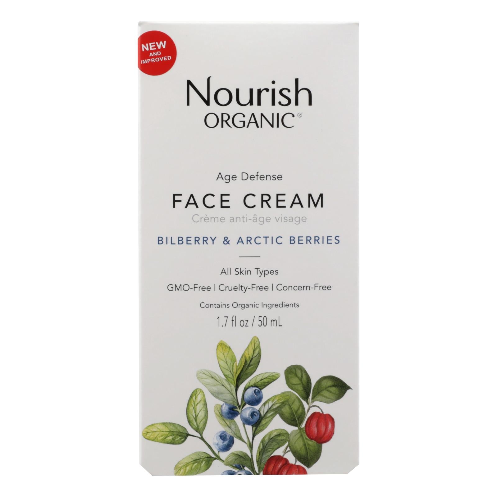 Nourish - Face Cream Age Defense - 1 Each - 1.7 Fz