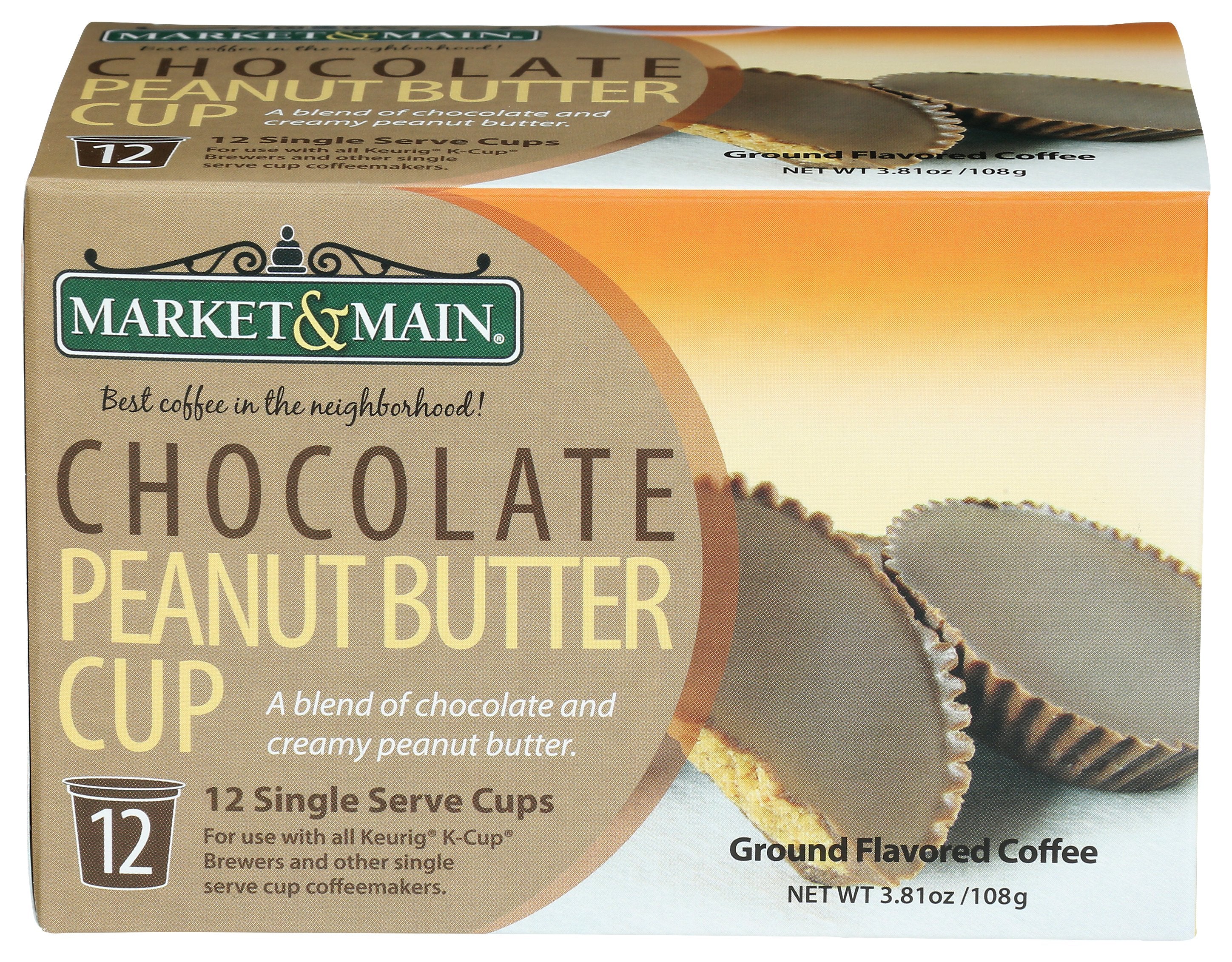 MARKET AND MAIN COFFEE COFFEE CHOC PB SNGL SR - Case of 6