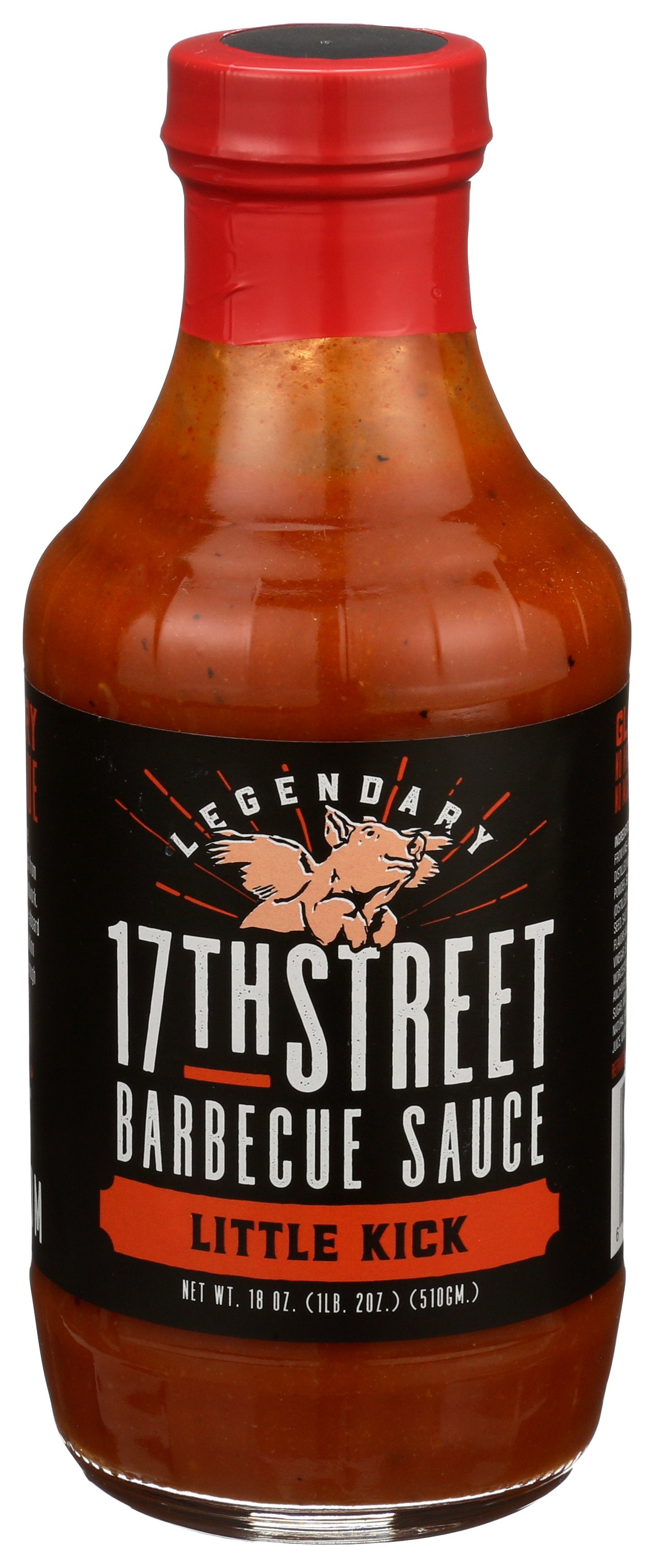 17TH STREET BARBECUE SAUCE BBQ LITTLE KICK - Case of 6