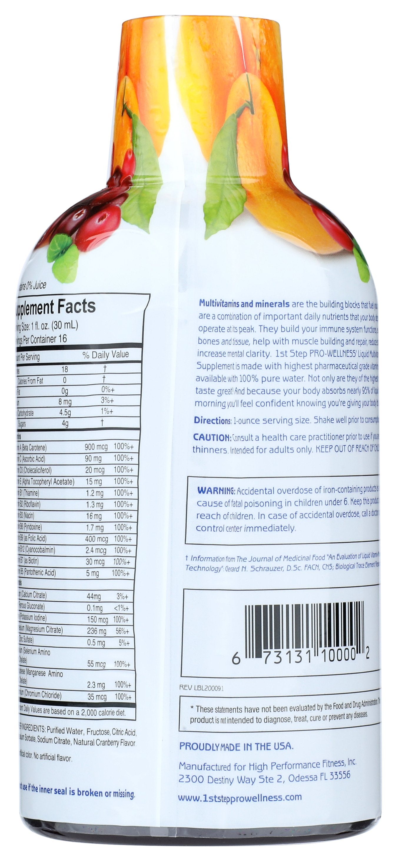 1ST STEP FOR ENERGY VITAMIN MULTI LIQ