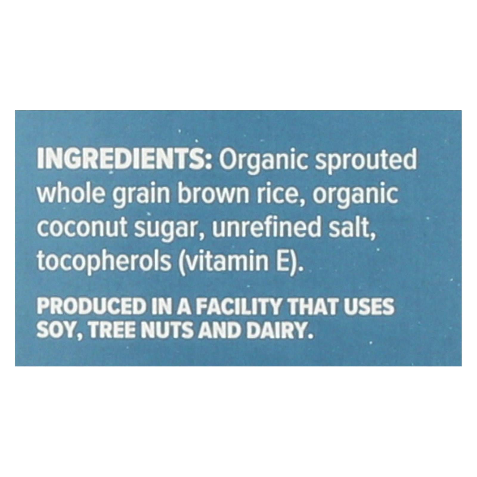 One Degree Organic Foods Sprouted Brown Rice - Crisps Cereal - Case of 6 - 8 oz.