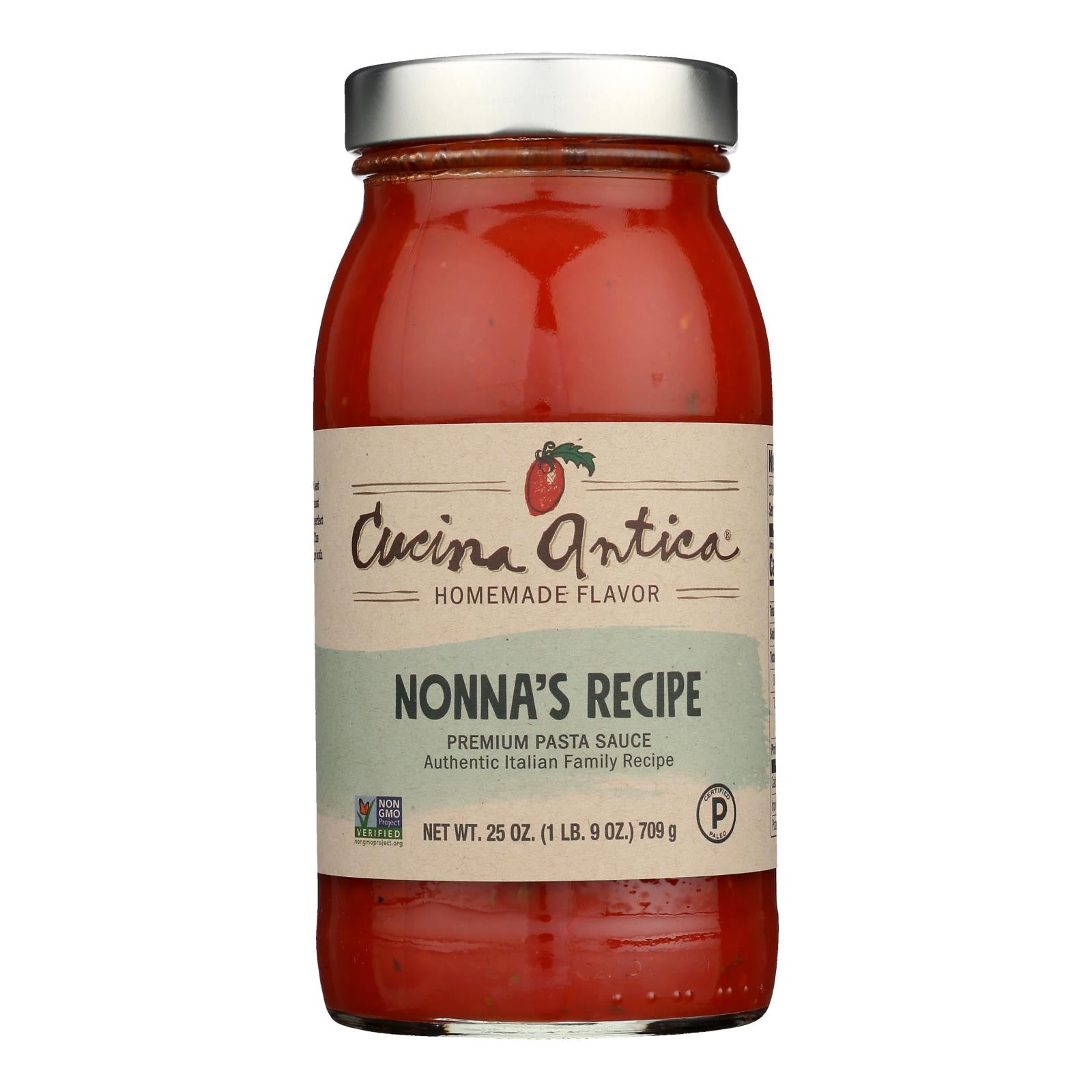 Cucina Antica - Sauce Nonna Recipe Home - Case of 12-25 OZ