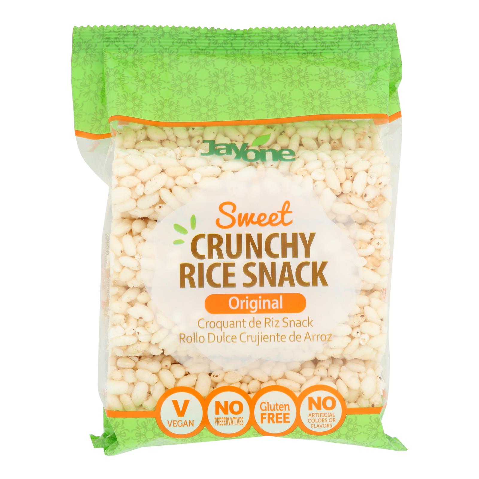 Jayone Crunchy Rice Snack  - Case of 6 - 2.8 OZ