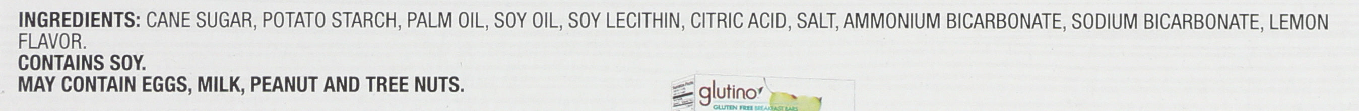 GLUTINO COOKIE WAFER LEMON WF - Case of 12