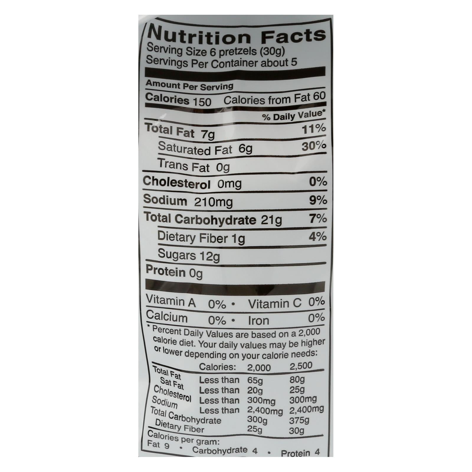 Glutino Peppermint Pretzels - Yogurt - Case Of 12 - 5.5 Oz.