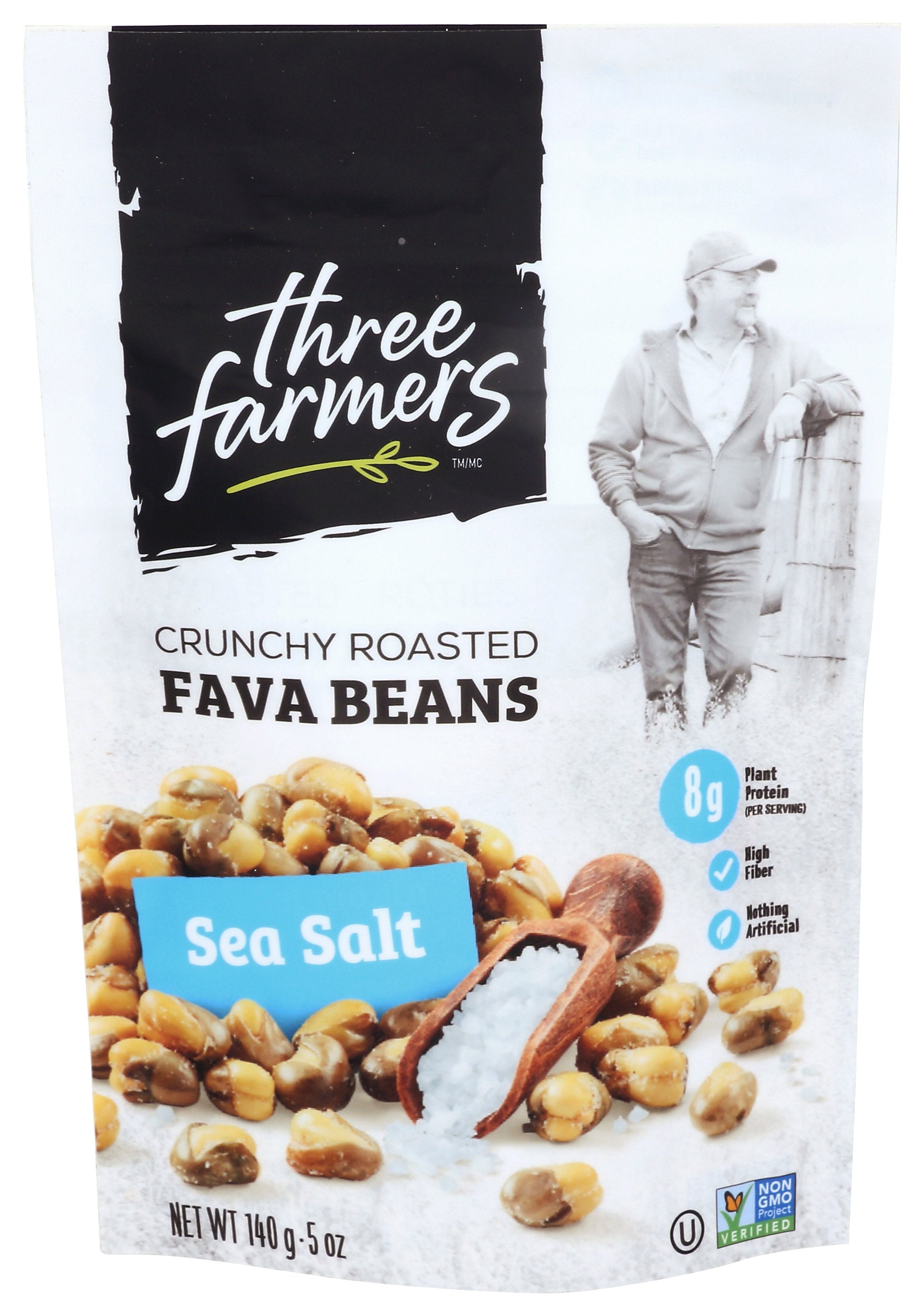 THREE FARMERS FOODS INC BEANS RSTD FAVA SALTE - Case of 6