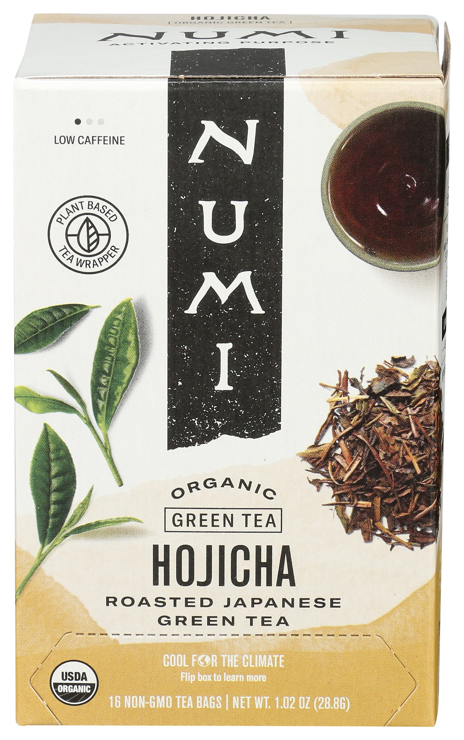NUMI TEAS TEA GREEN HOJICHA JAPANESE - Case of 6