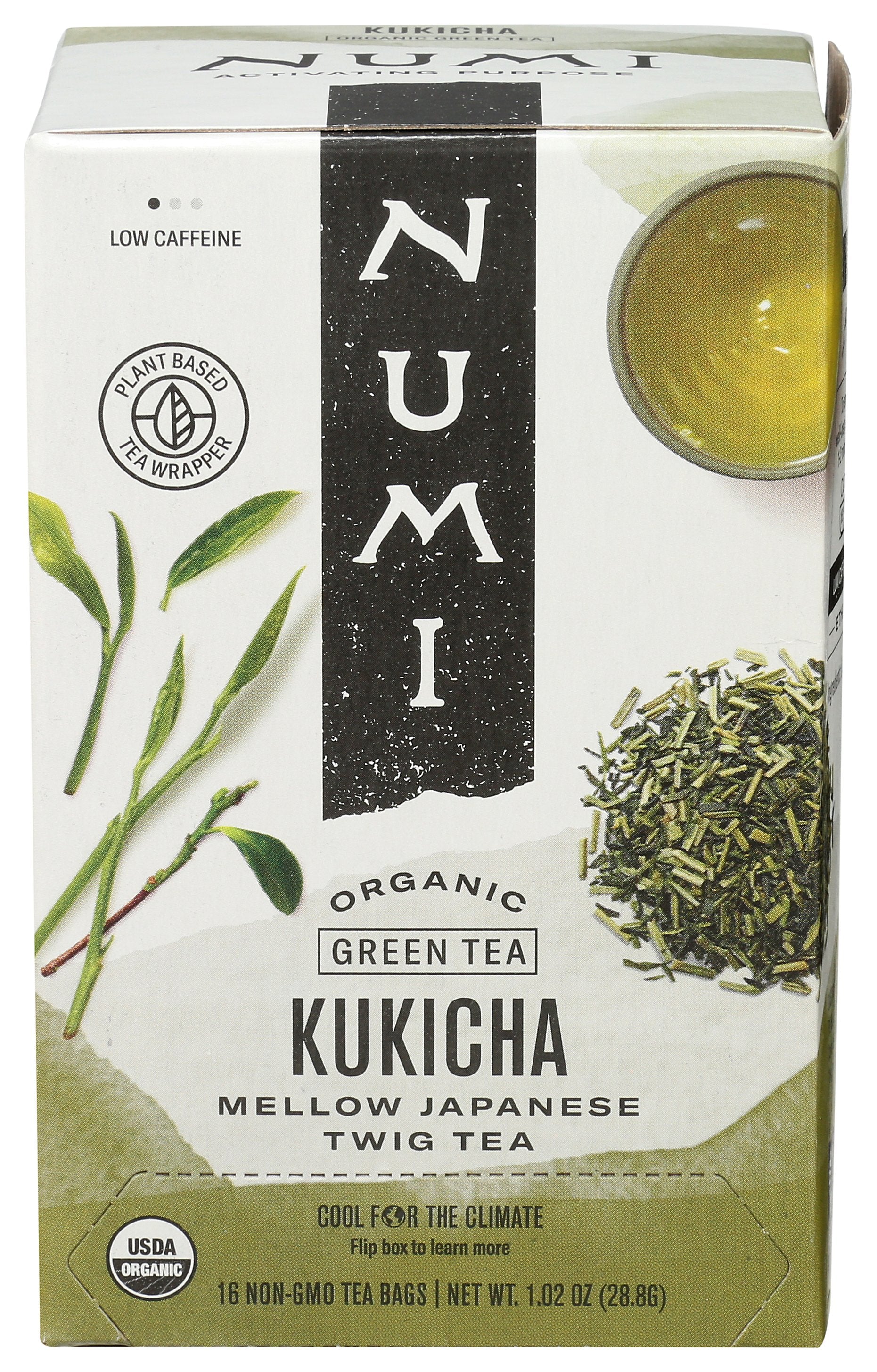 NUMI TEAS TEA KUKICHA JAPANESE GREEN - Case of 6