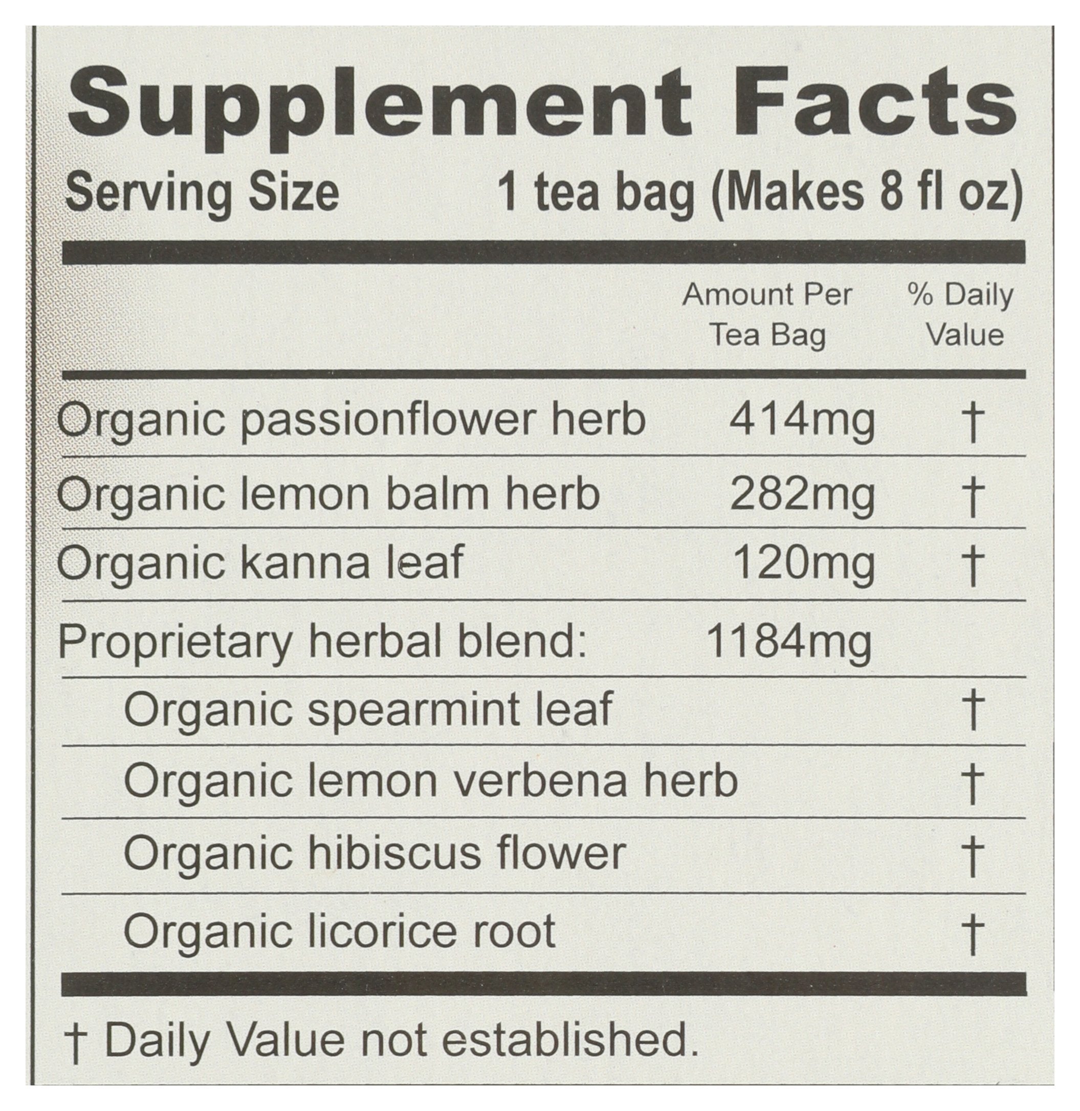 NUMI TEAS TEA DE STRESS - Case of 6