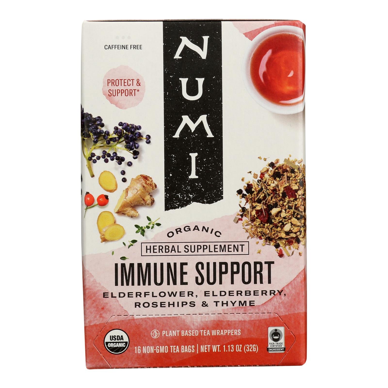 Numi Tea - Hrbl Tea Immune Sprt - Case of 6-16 BAG