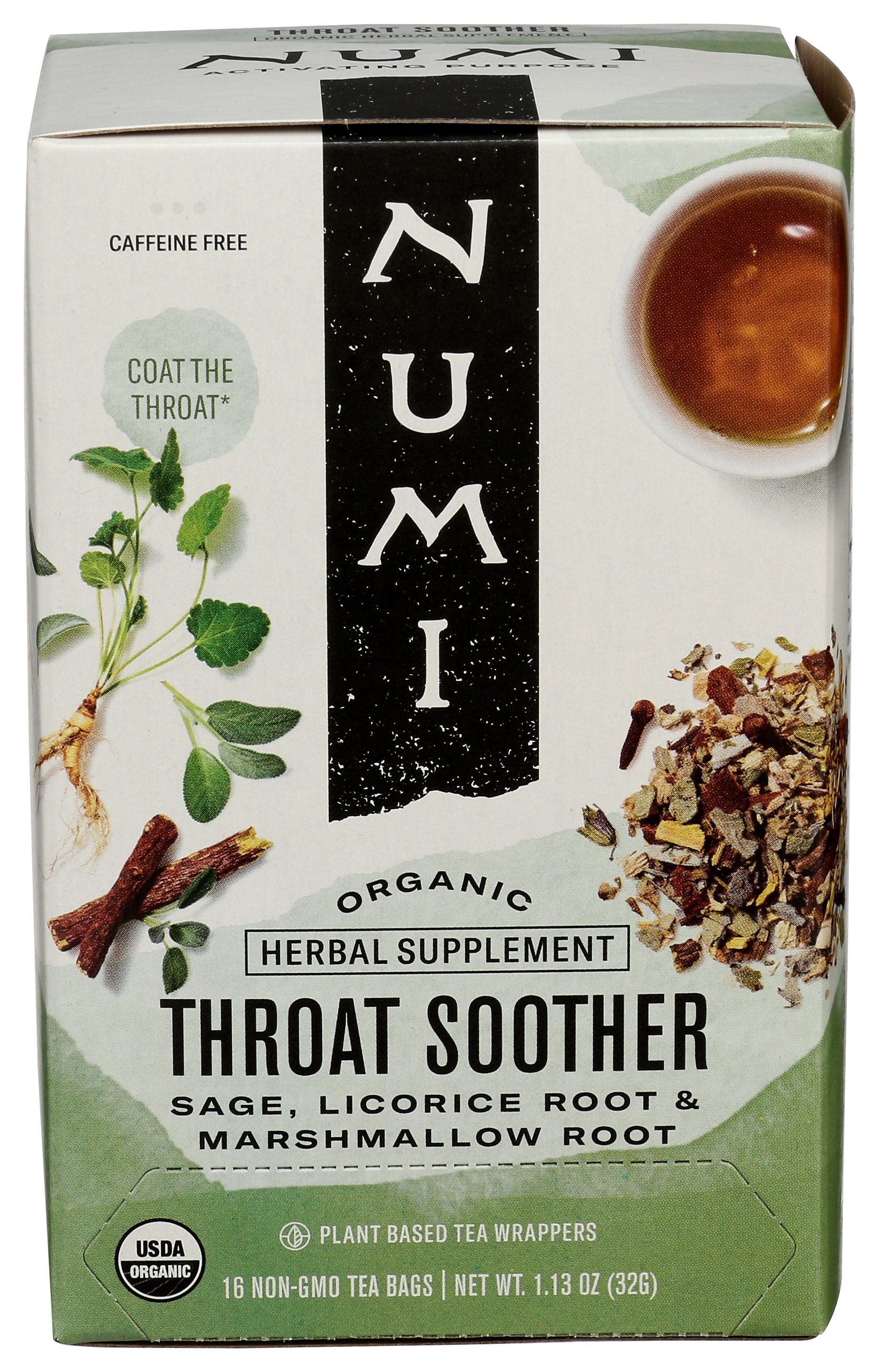 NUMI TEAS TEA THROAT SOOTHER - Case of 6