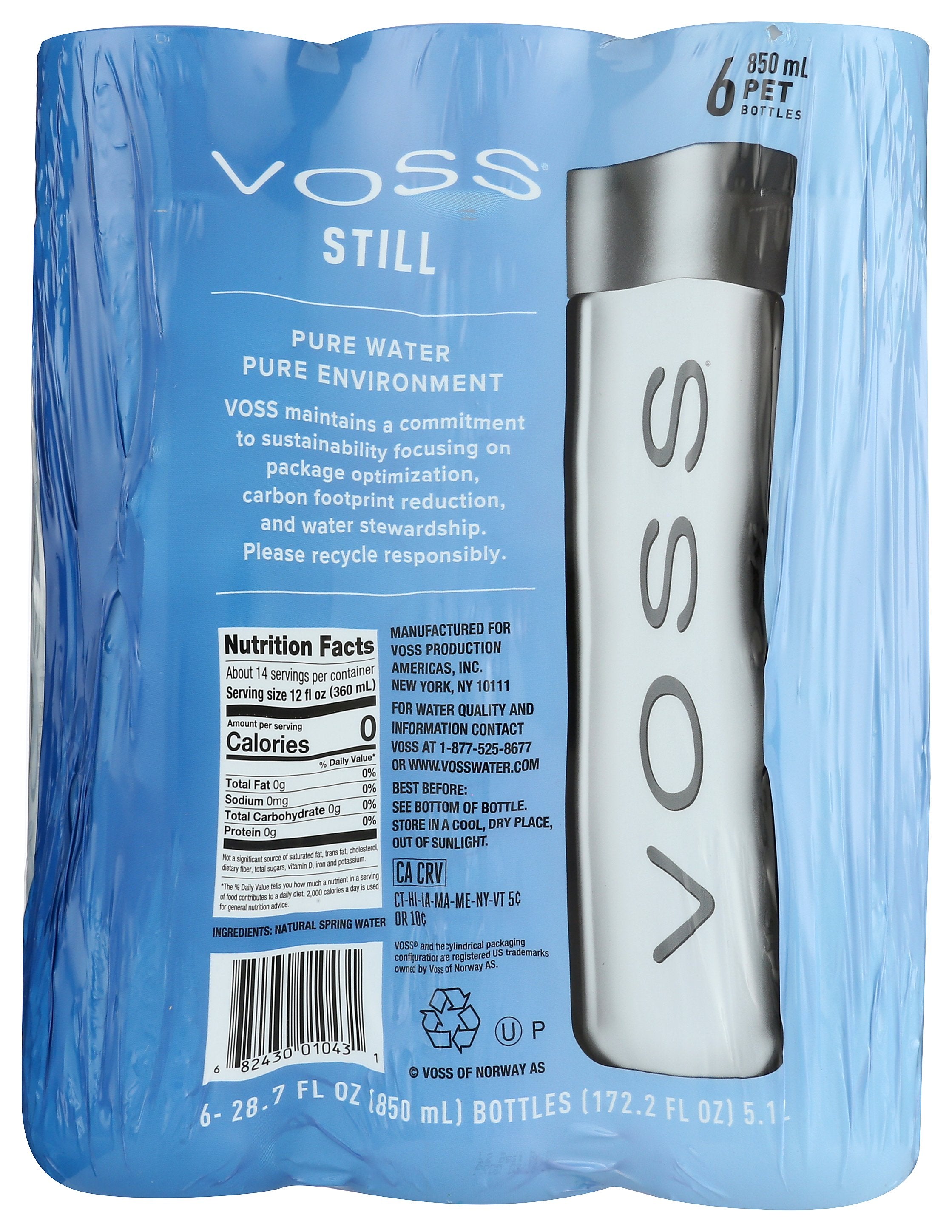 VOSS WATER ARTESIAN 6PK - Case of 2