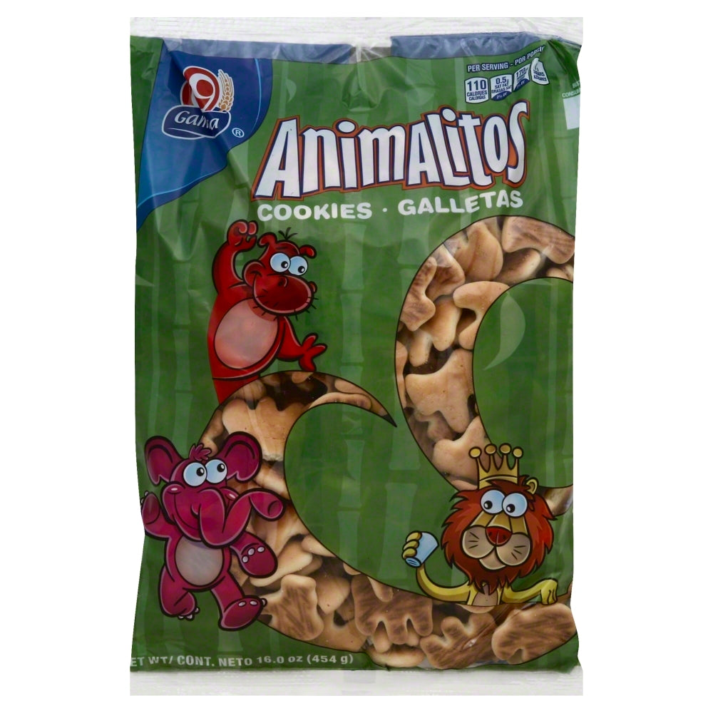 Gamesa Animalitos Cookies Large - Case of 12 - 16 oz