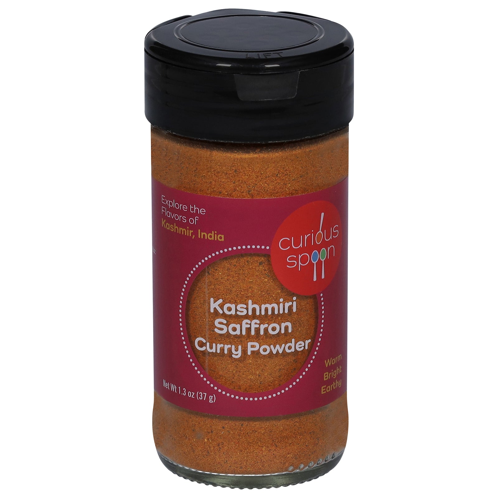 Curious Spoon - Curry Powder Kashmiri Safrn - Case of 6-1.3 OZ