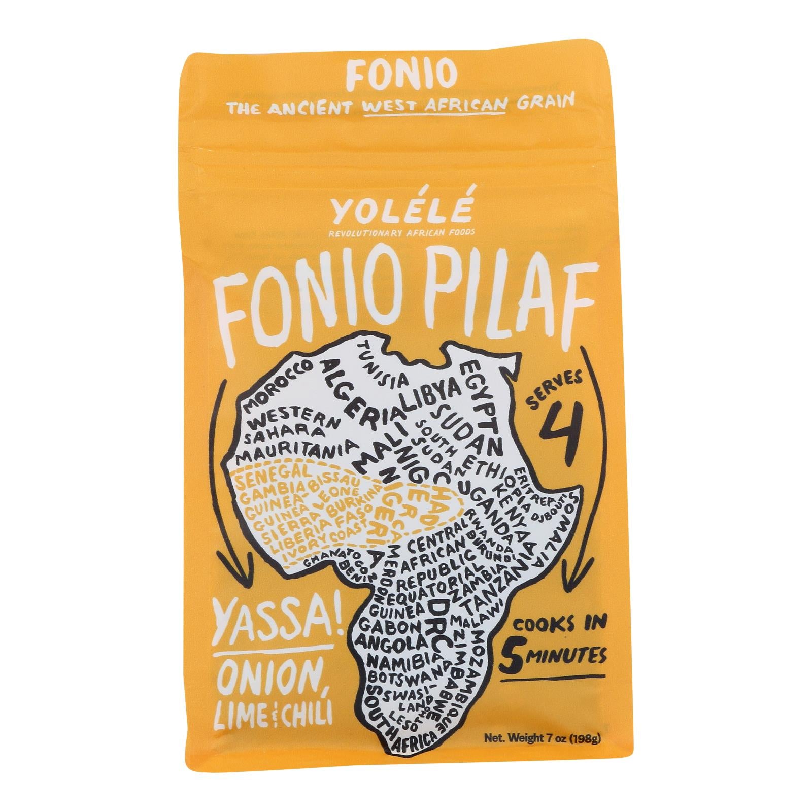 Yolele - Yassa Fonio Pilaf - Case of 6-7 OZ