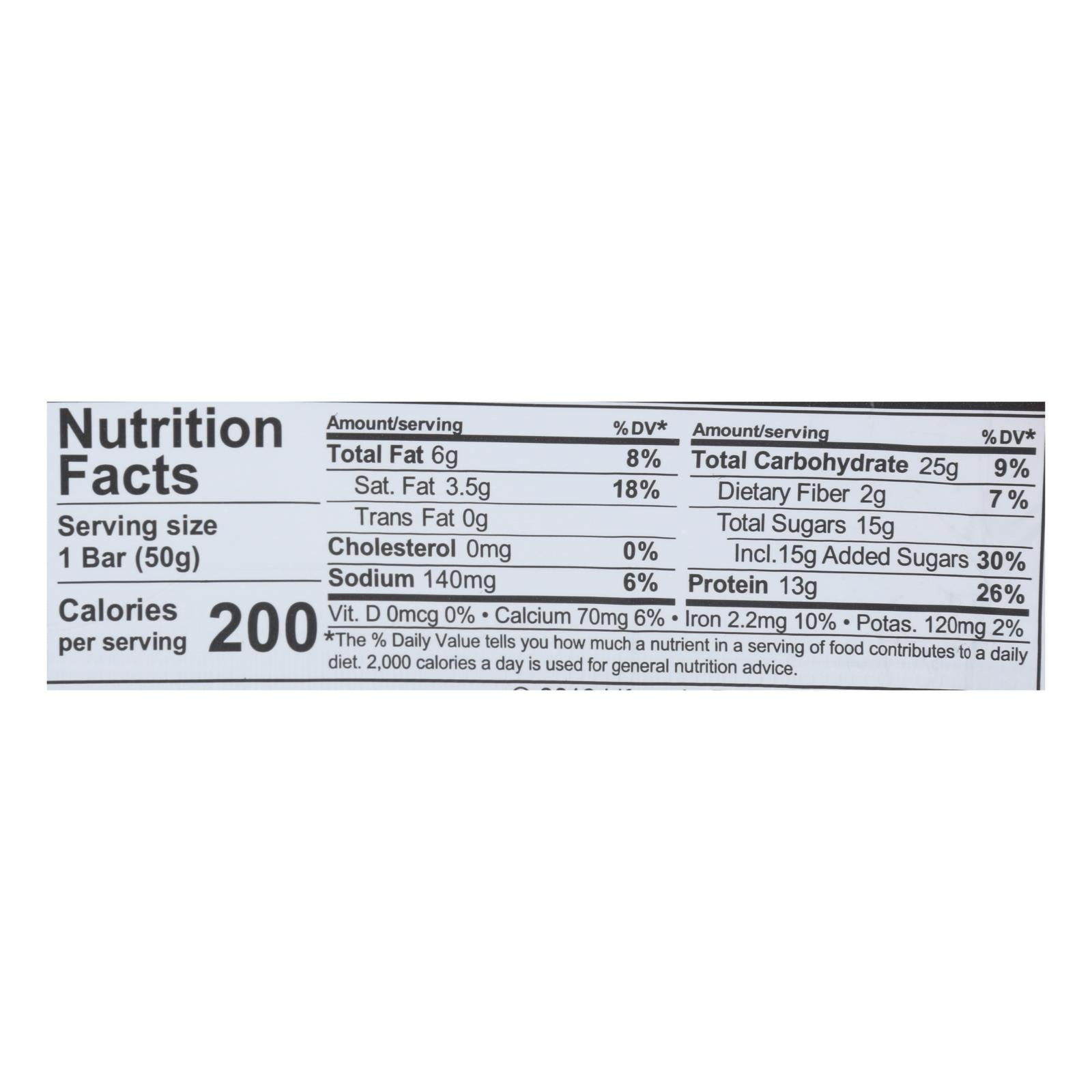 NuGo Nutrition Bar - Dark - Mint Chocolate Chip - 1.76 oz - Case of 12