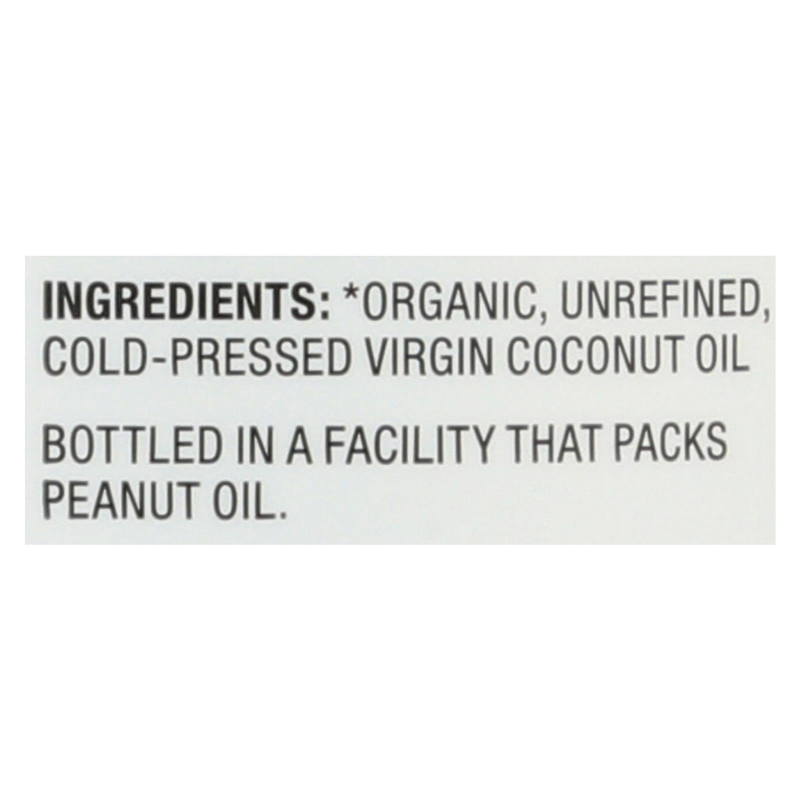 Nutiva Organic Virgin Coconut Oil - Case of 6 - 23 oz.