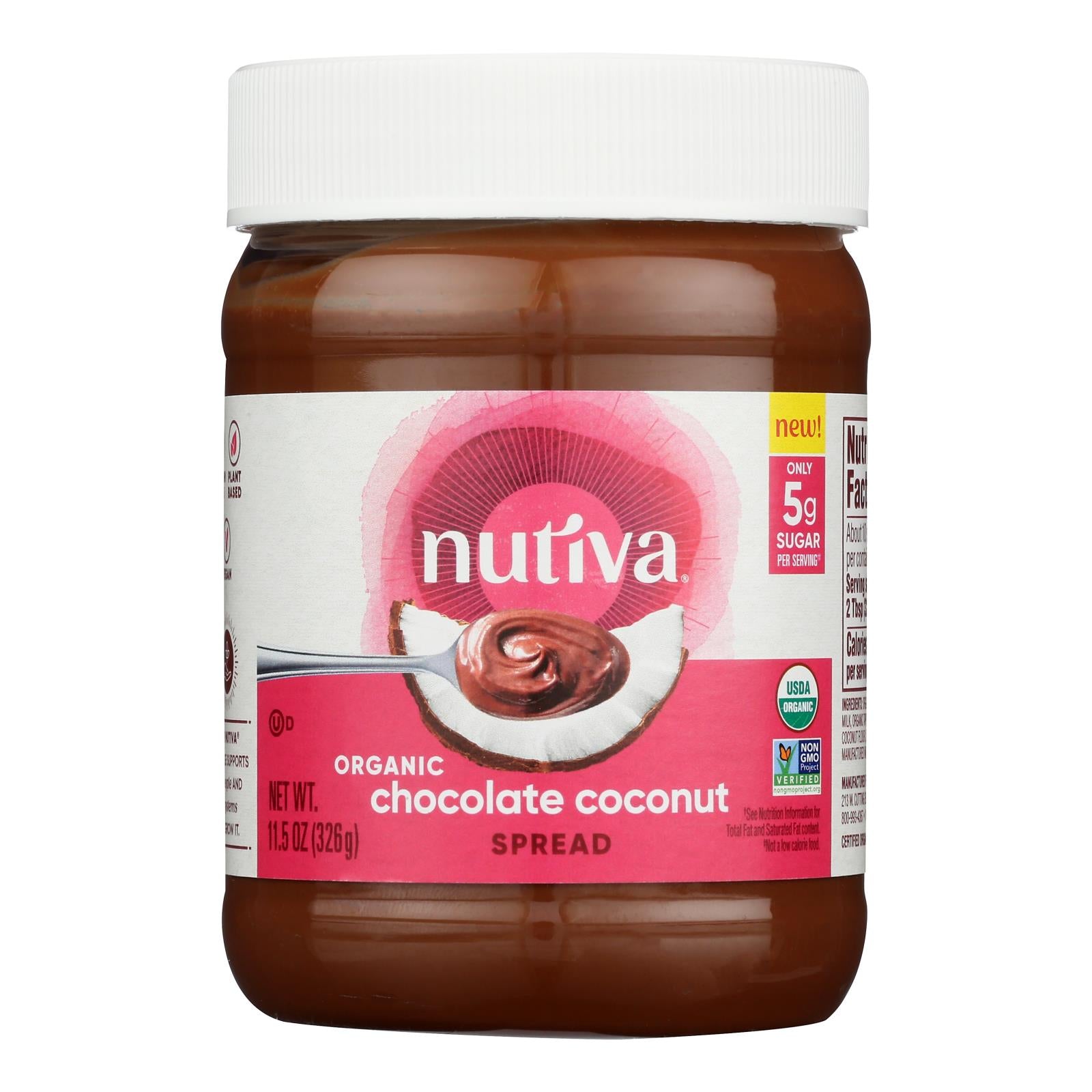Nutiva - Spread Chocolate Coconut - Case Of 6-11.5 Oz