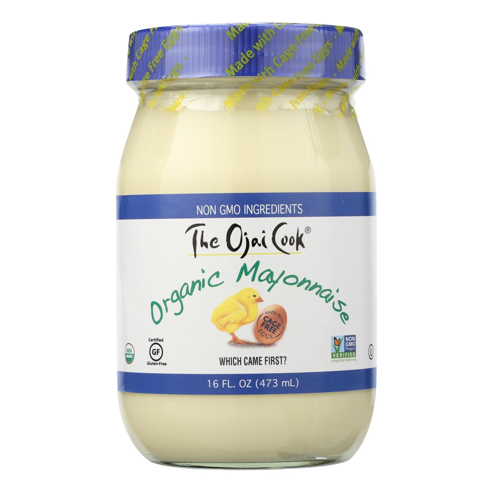 The Ojai Cook Organic Mayonnaise - Case Of 6 - 16 Fl Oz.