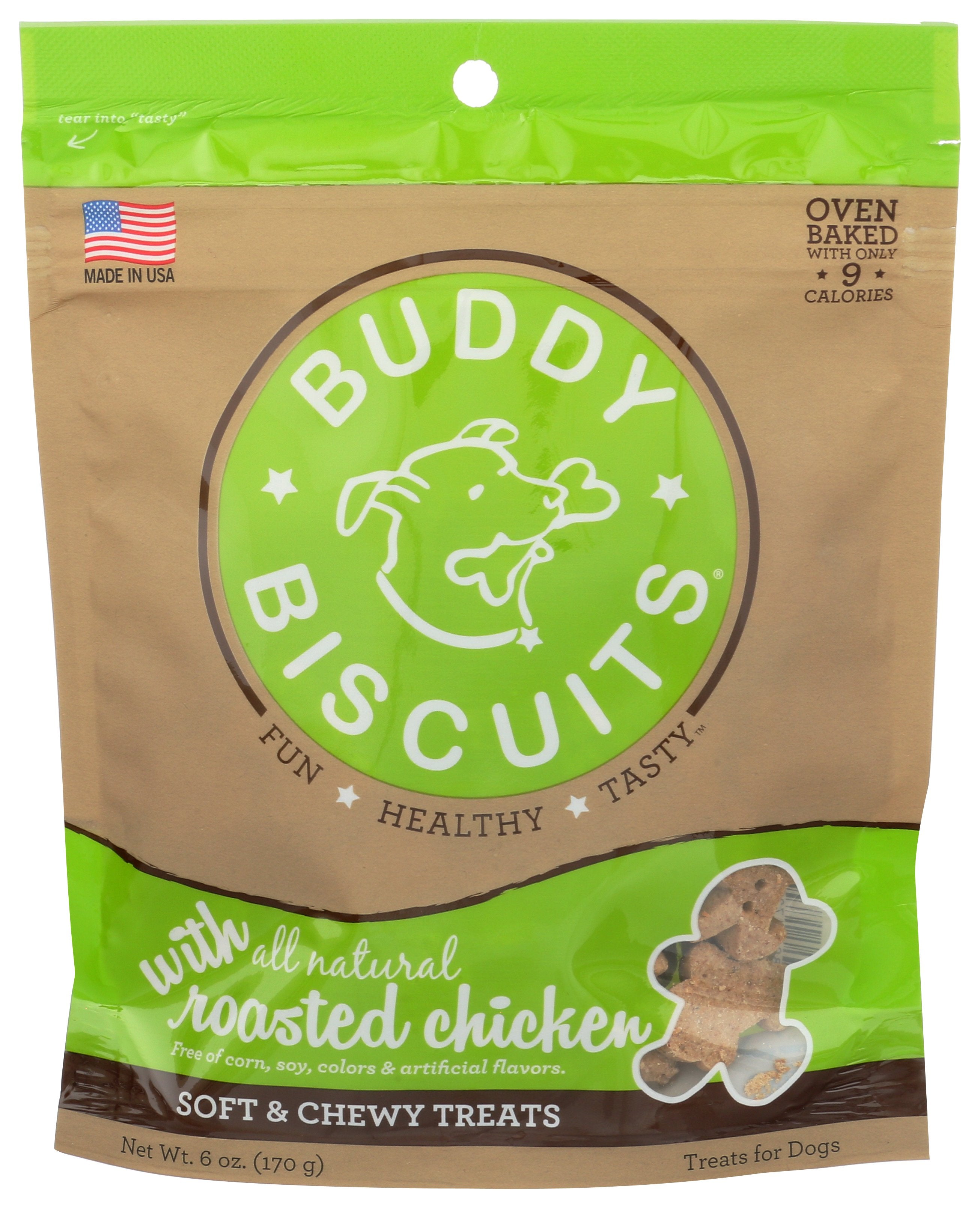 BUDDY BISCUITS DOG BISCUIT SFT&CHWY CHKN - Case of 12