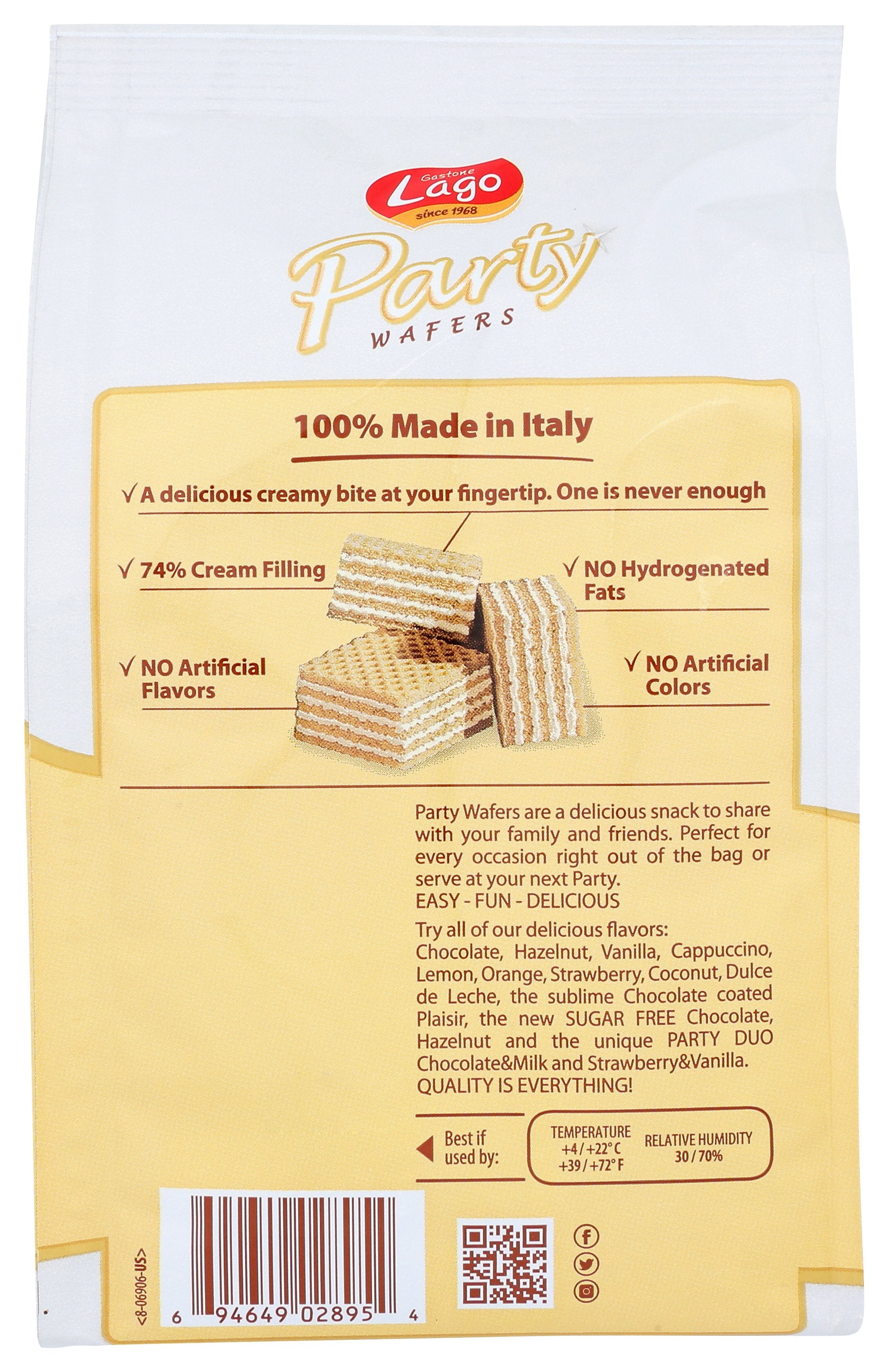 GASTONE LAGO COOKIE DULCE DE LECHE BAG - Case of 10
