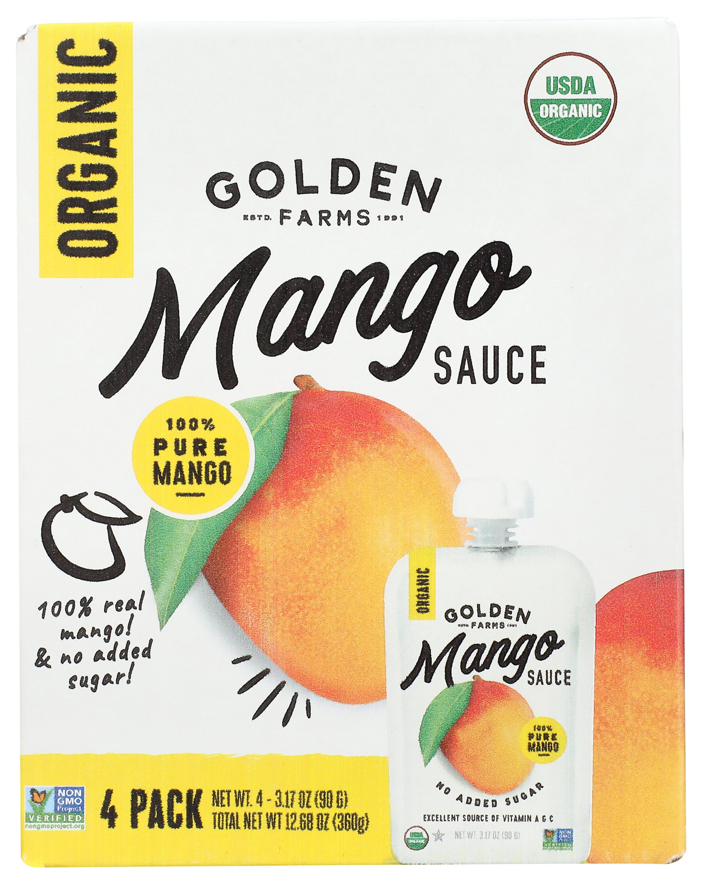 GOLDEN FARMS SAUCE MANGO 4PK - Case of 6