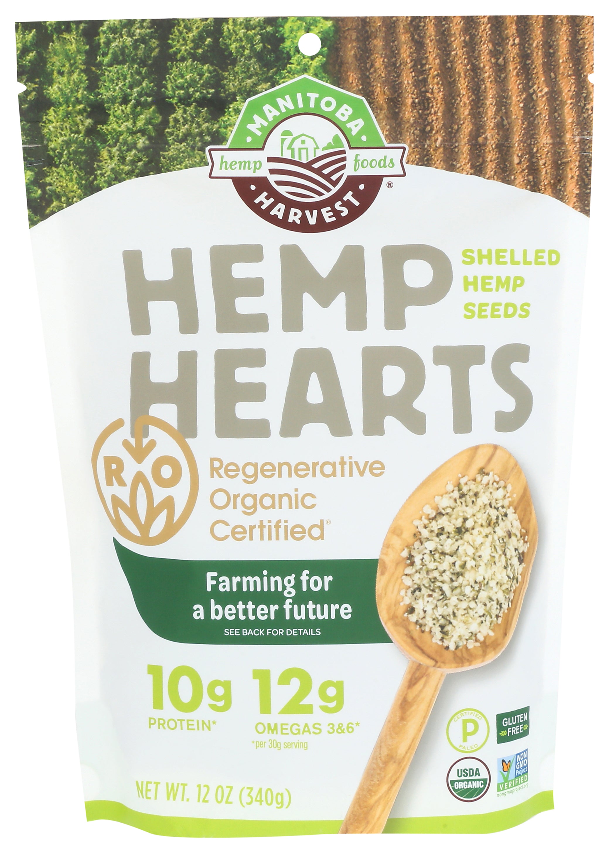 Manitoba Harvest Hemp Hearts 12 oz - Case of 1