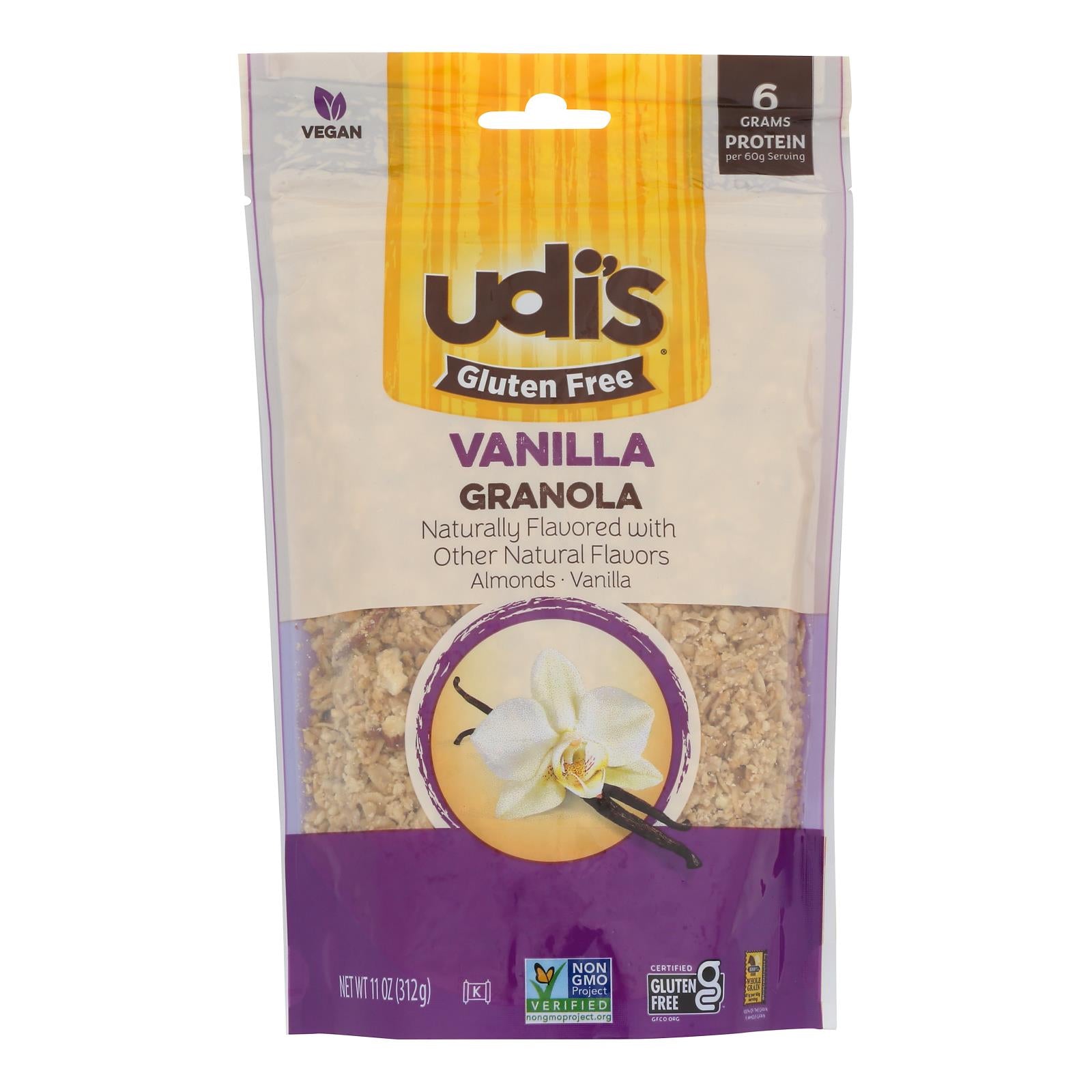 Udi's Granola, Vanilla  - Case of 6 - 11 OZ