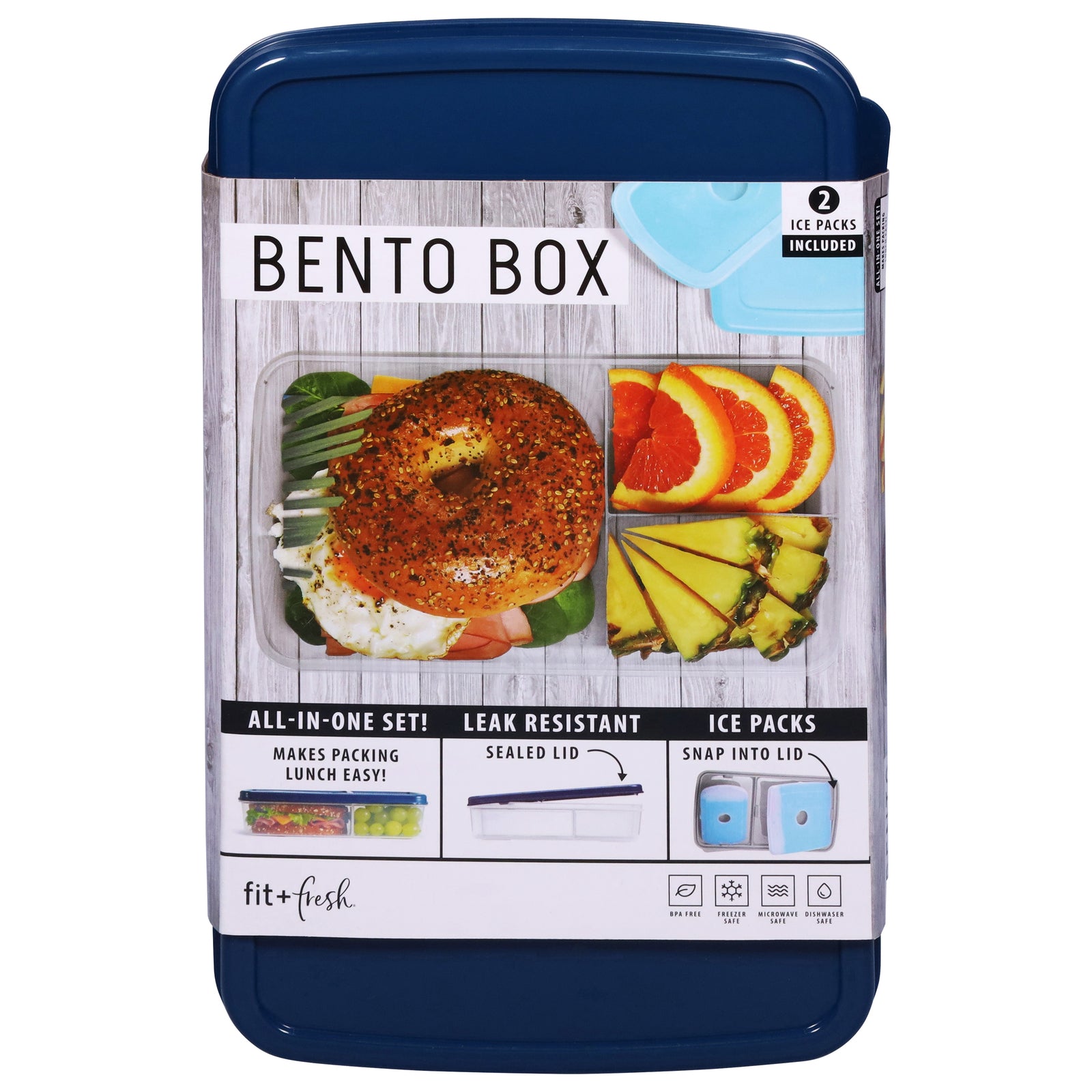 Fit & Fresh - Lunch Box Bento - EA of 1-CT