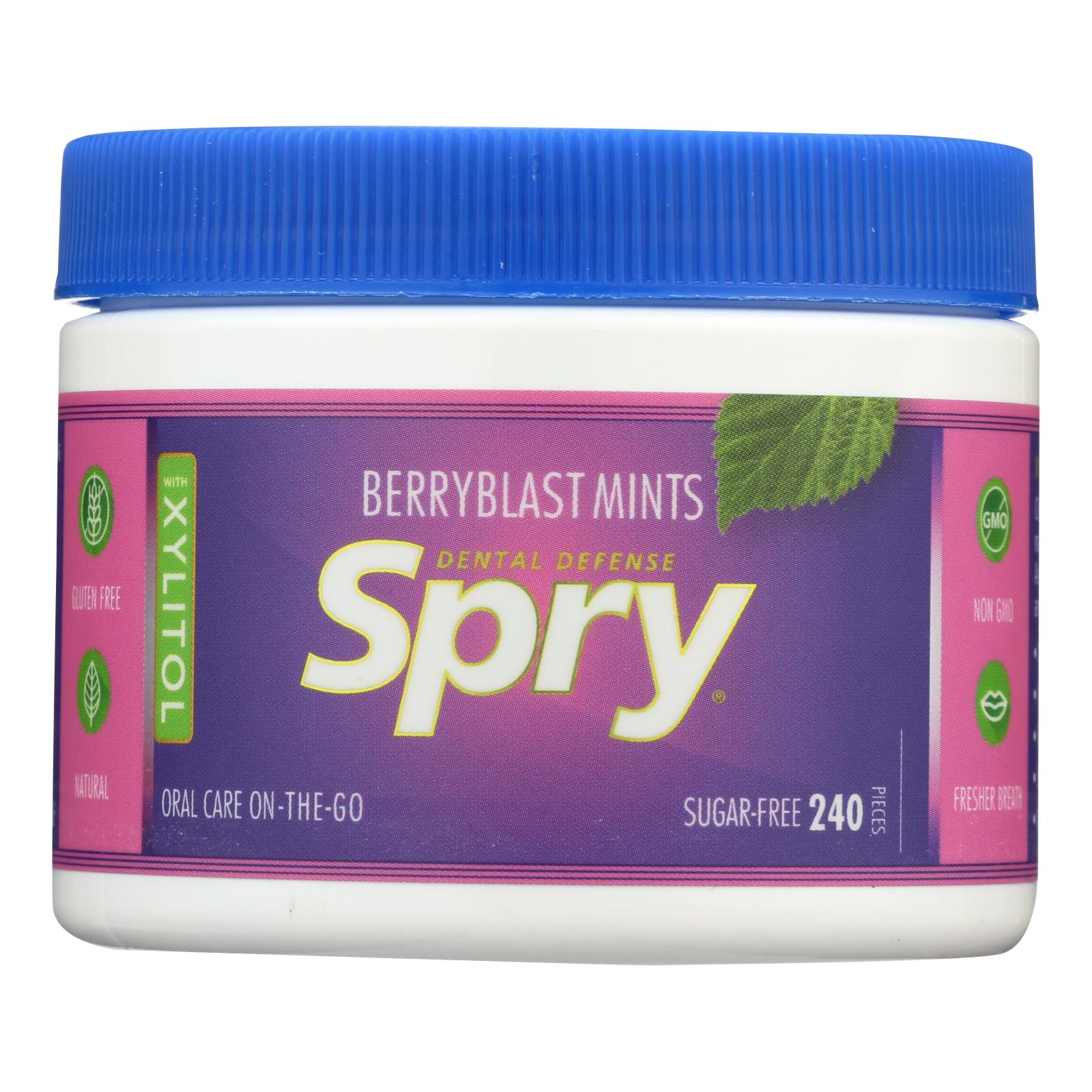 Spry Xylitol Mints - Berry Blast - 240 Count