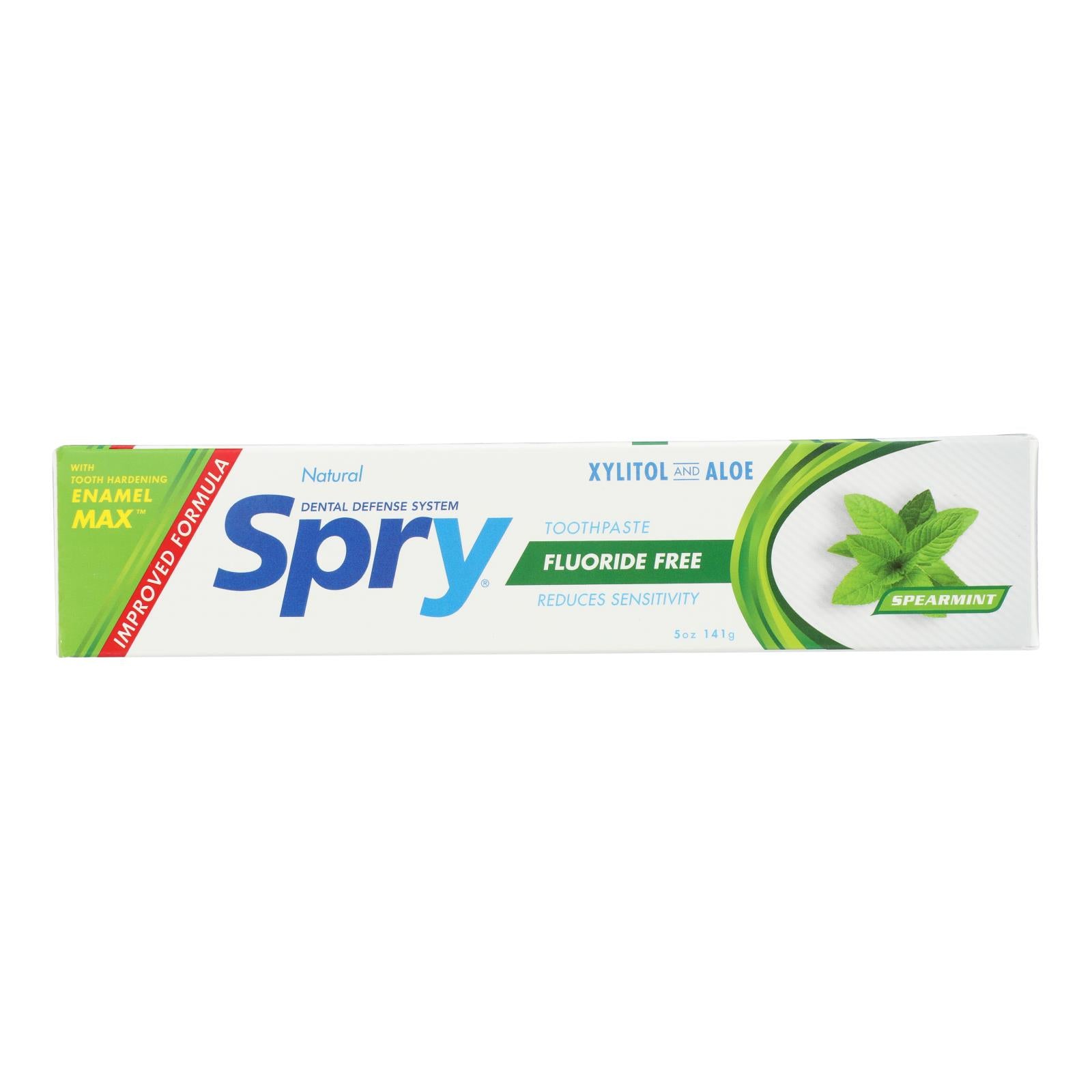 Spry Toothpaste - Spearmint - 5 Oz
