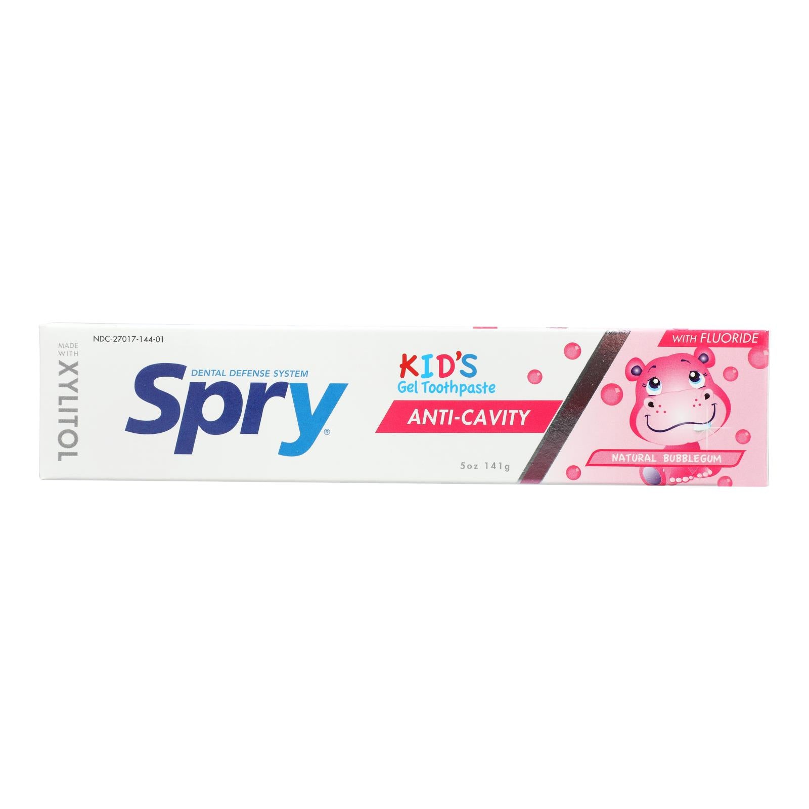 Spry Toothpaste - Kids - Bubblegum - Flouride - 5 Oz