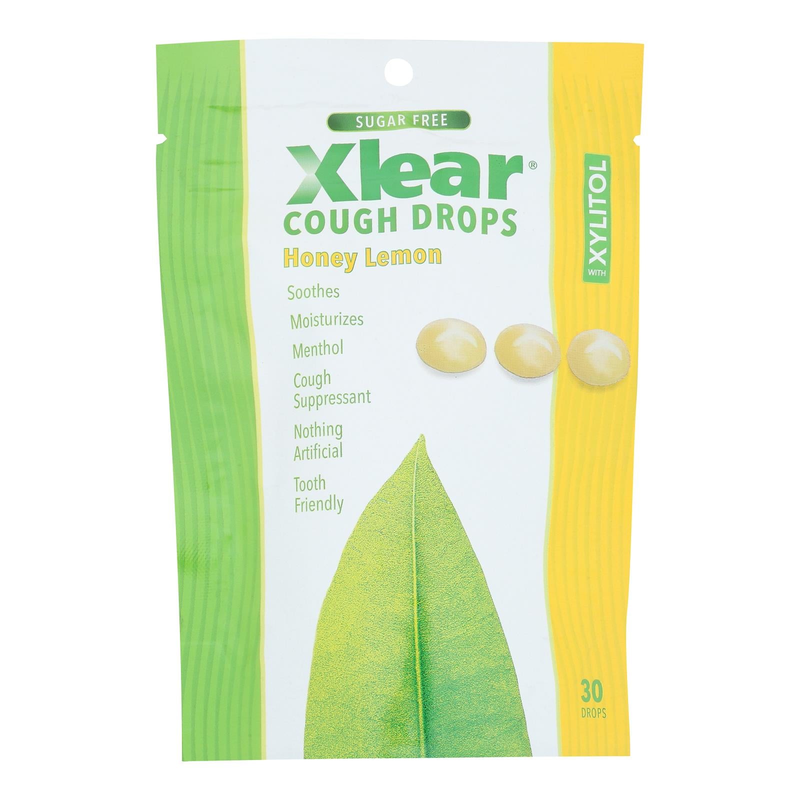 Xlear - Cough Drops Honey Lemon - 1 Each-30 Ct