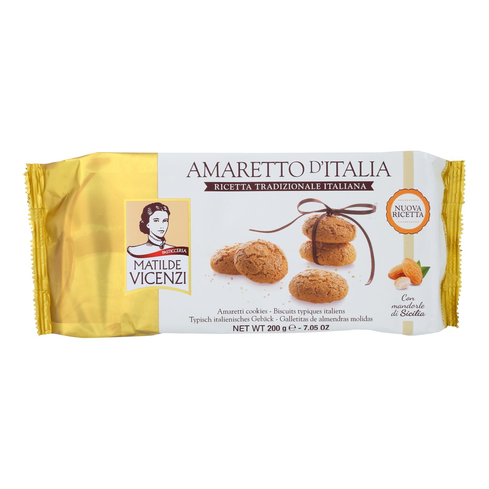 Vicenzi - Cookie Amaretto Original - Case Of 12 - 7.05 Oz