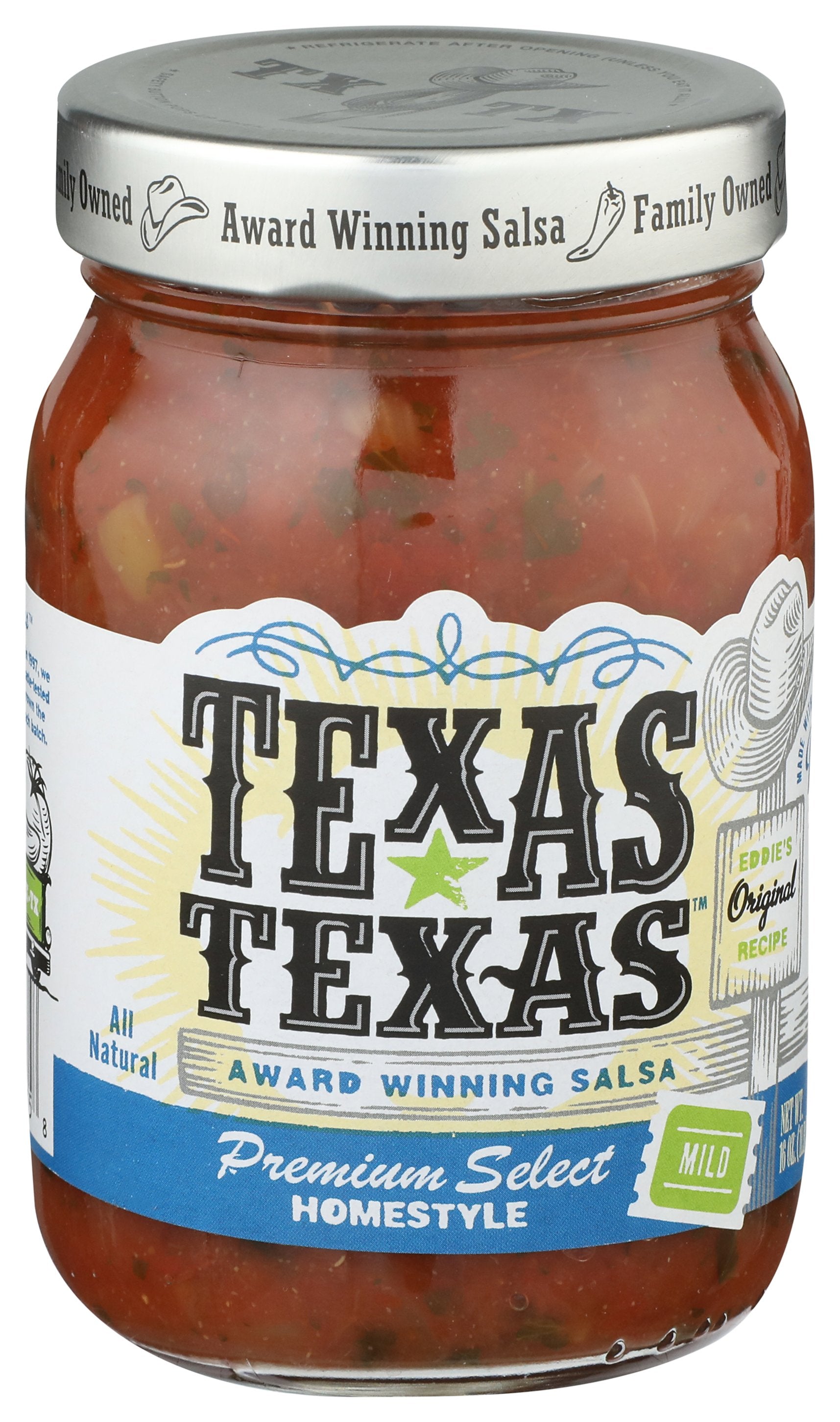 TEXAS TEXAS SALSA HOMESTYLE MILD - Case of 6