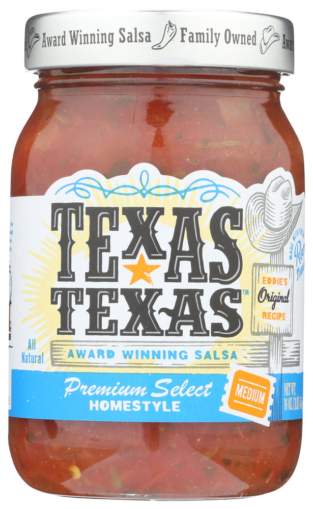 Texas Texas Salsa Homestyle Medium - Case of 6 - 16 oz