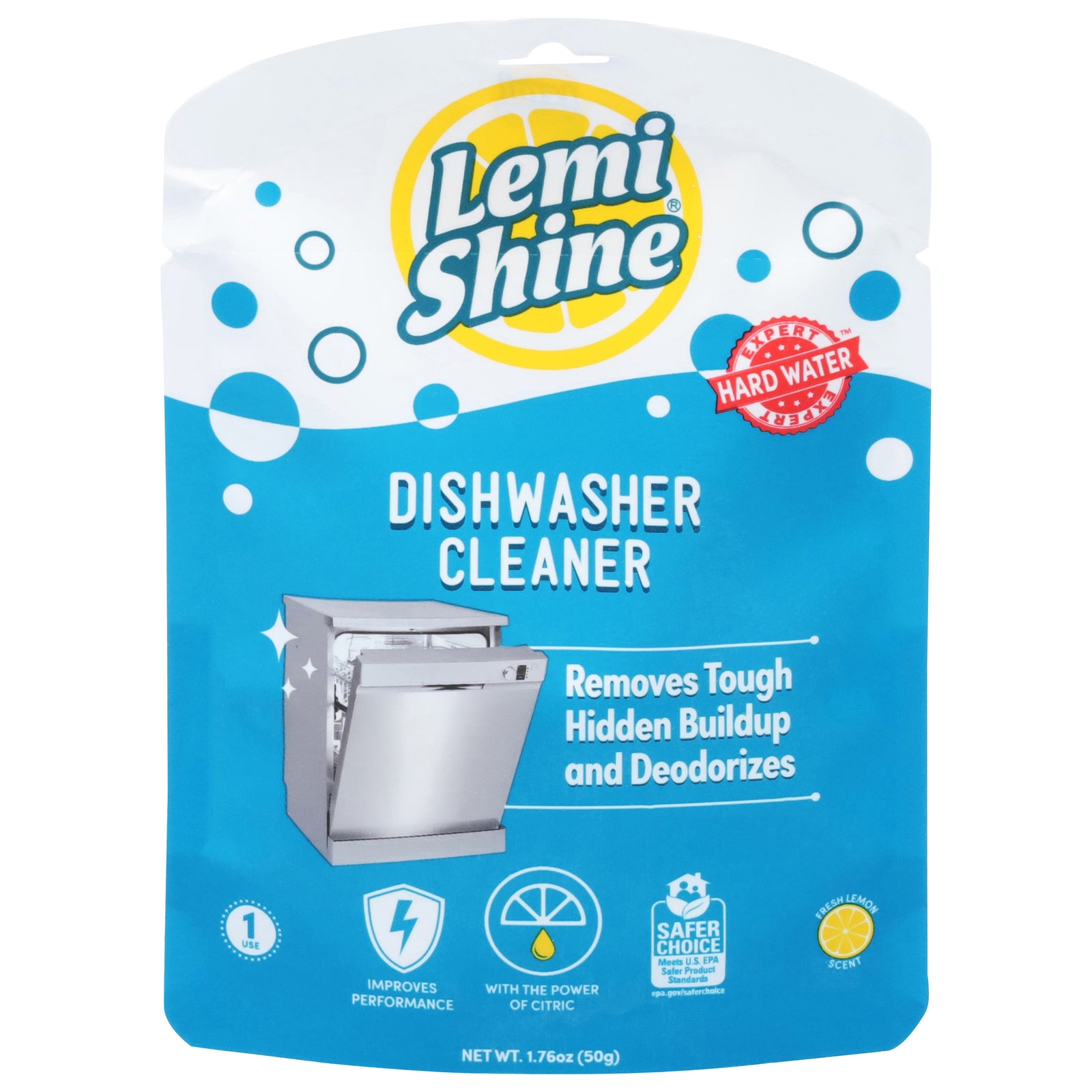 Lemi Shine - Dishwasher Cleaner - Case of 10 - 1.76 OZ