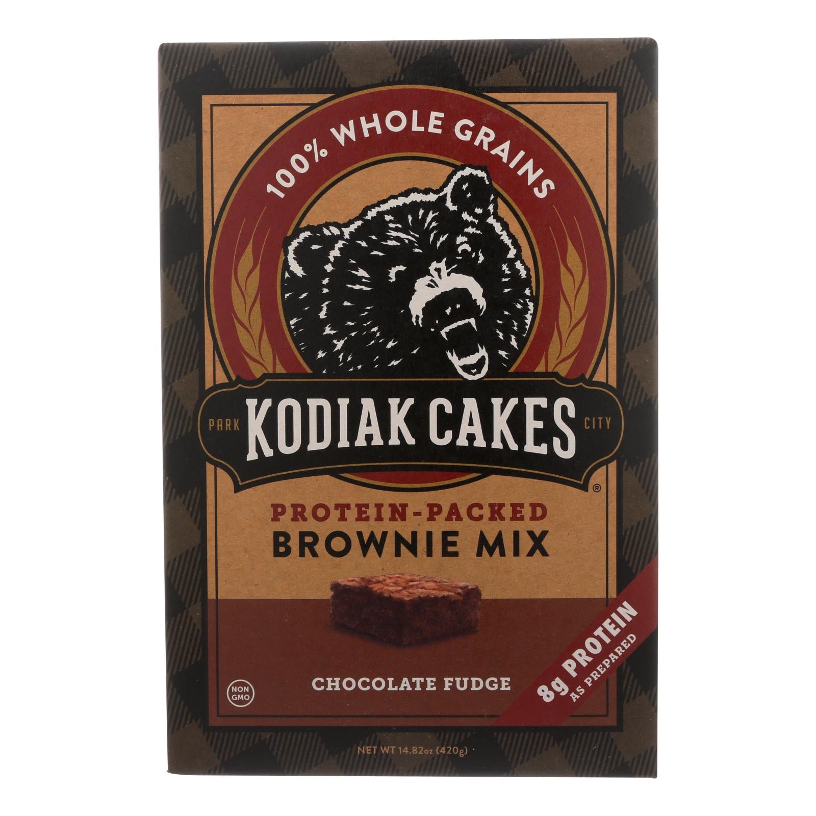 Kodiak Cakes - Brownie Mix Chocolate Fudge - Case Of 6-14.82 Oz