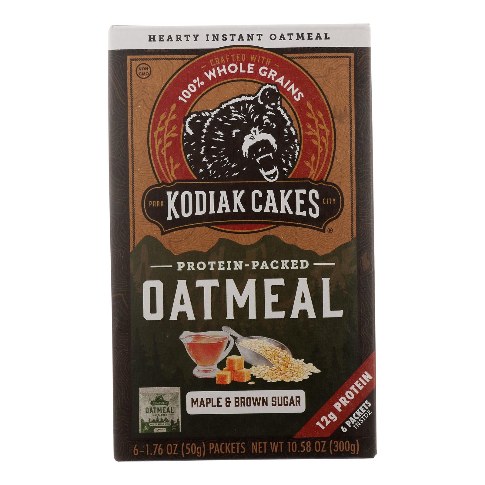 Kodiak Cakes - Oatmeal Mpl Brwn Sgr Pckt - CS of 6-6/1.76OZ