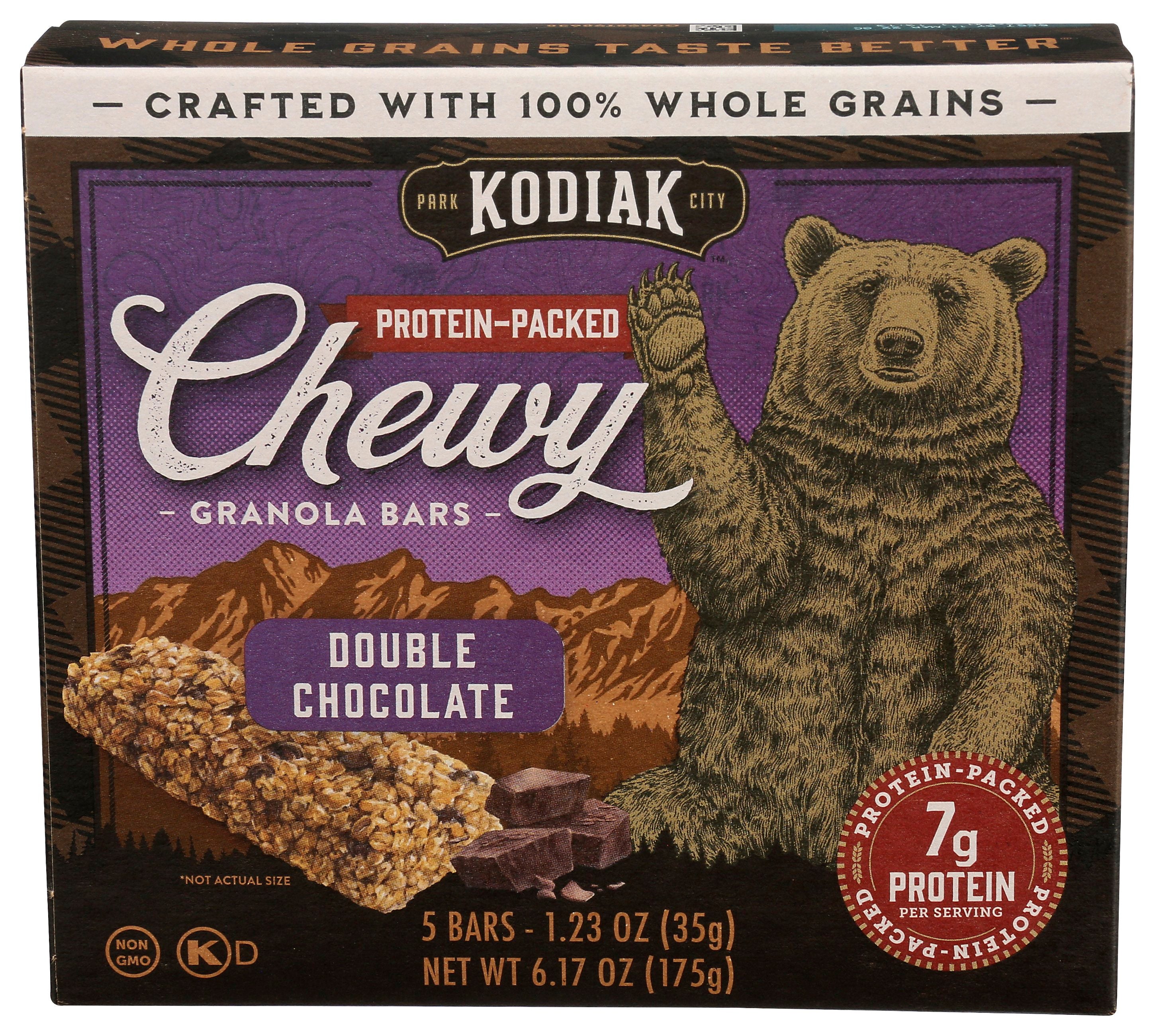 KODIAK BAR GRANLA DOUB CHOC CHEW - Case of 12