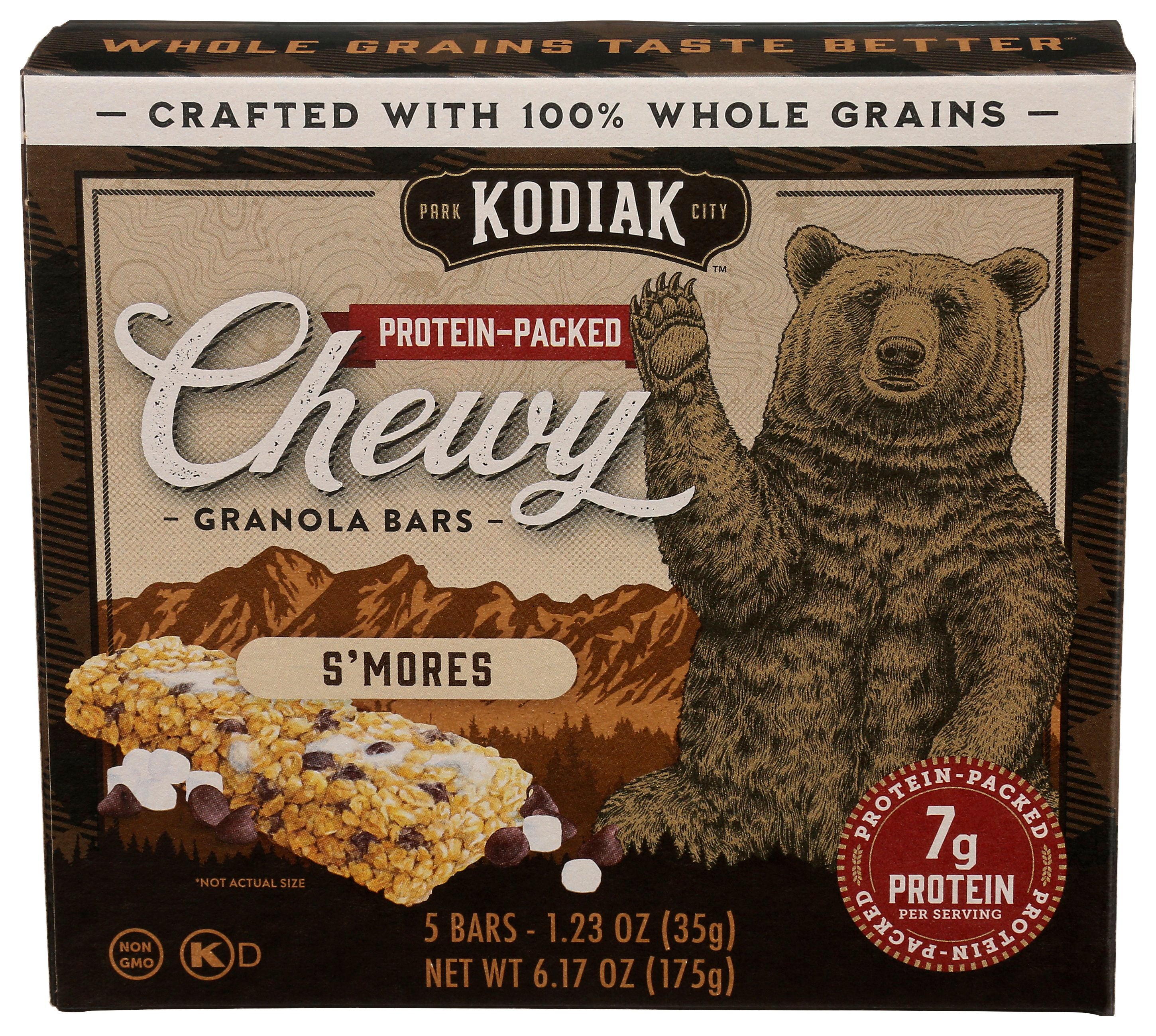 KODIAK BAR GRANOLA SMORES CHEWY - Case of 12