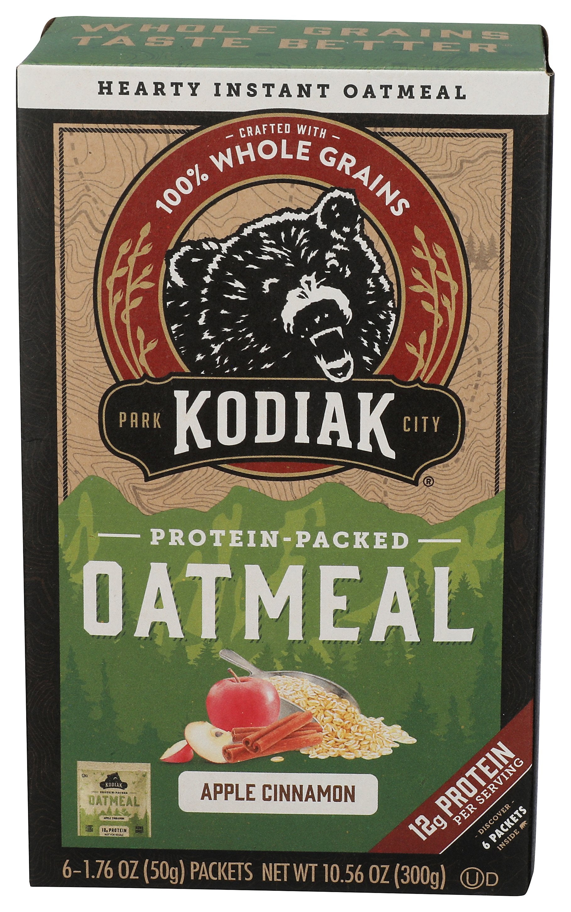 KODIAK OATMEAL APPLE CINNAMON - Case of 6