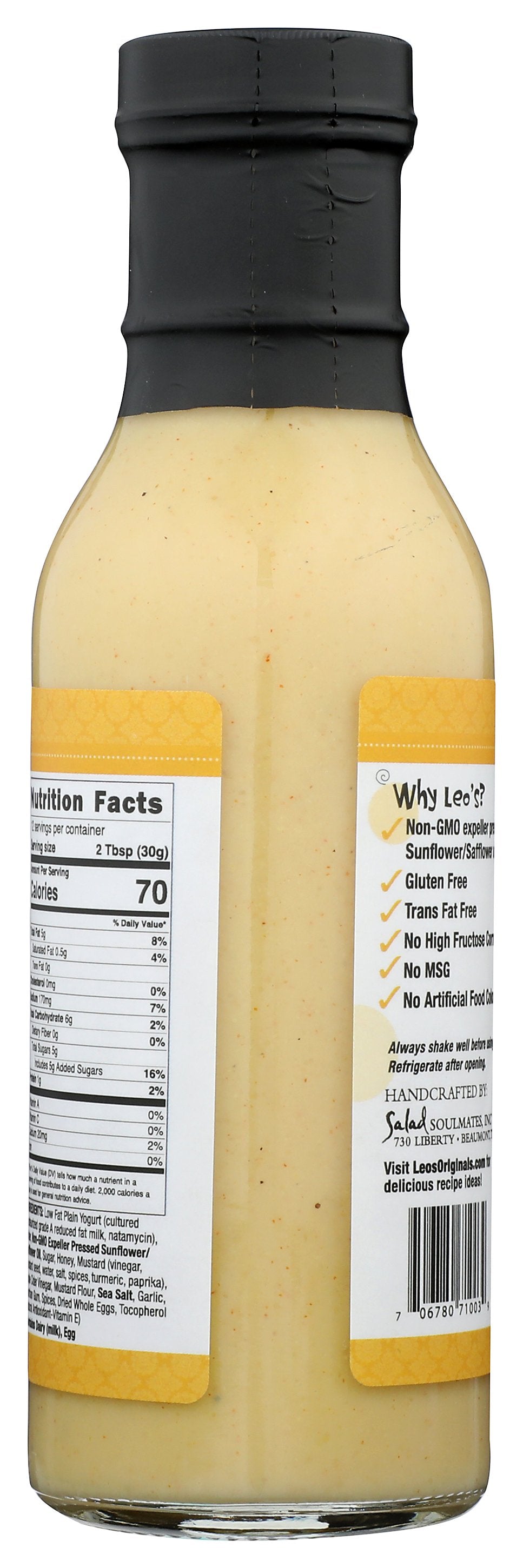 LEOS SALAD DRESSING DRESSING HONEY MUSTARD - Case of 6