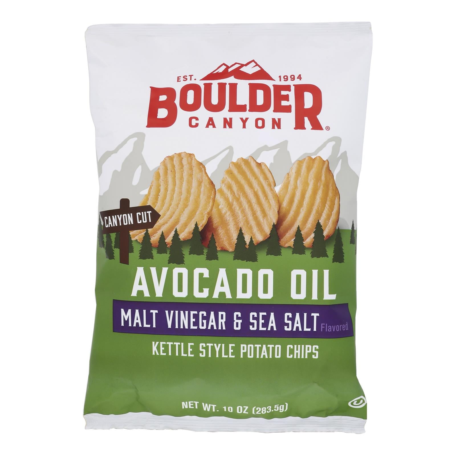 Boulder Canyon Natural Foods - Chips Ktl Cnct Avo Mltvin - Case of 12 - 10.00 OZ