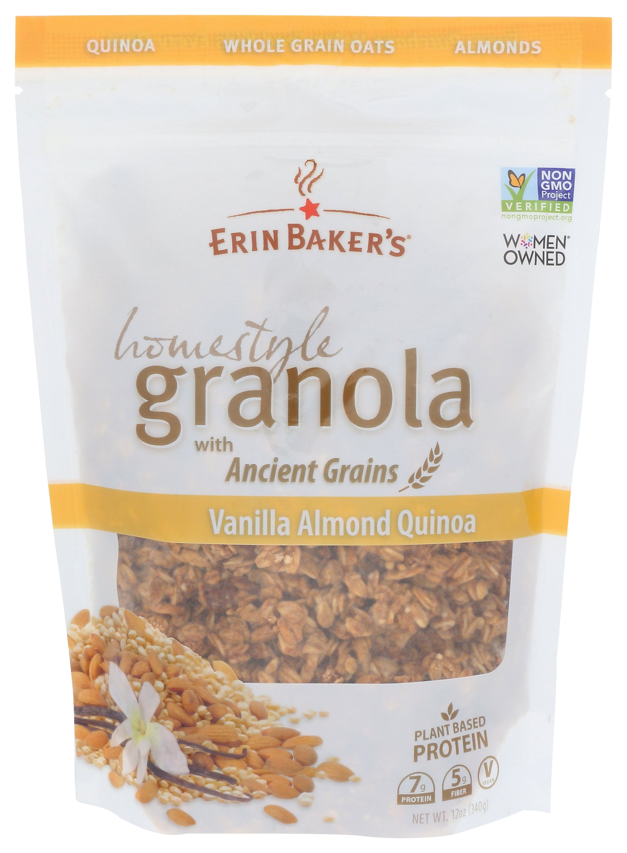 ERIN BAKERS QUINOA VANILLA ALMOND - Case of 6