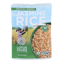 Load image into Gallery viewer, Lotus Foods - Rice Brn Jas Pouch - Case Of 6-8 Oz