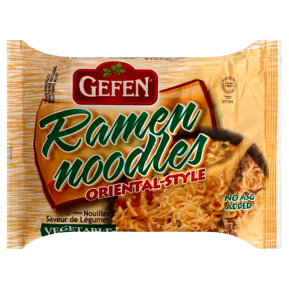 Gefen Ramen Noodles Vegetable - Case of 24 - 3 oz