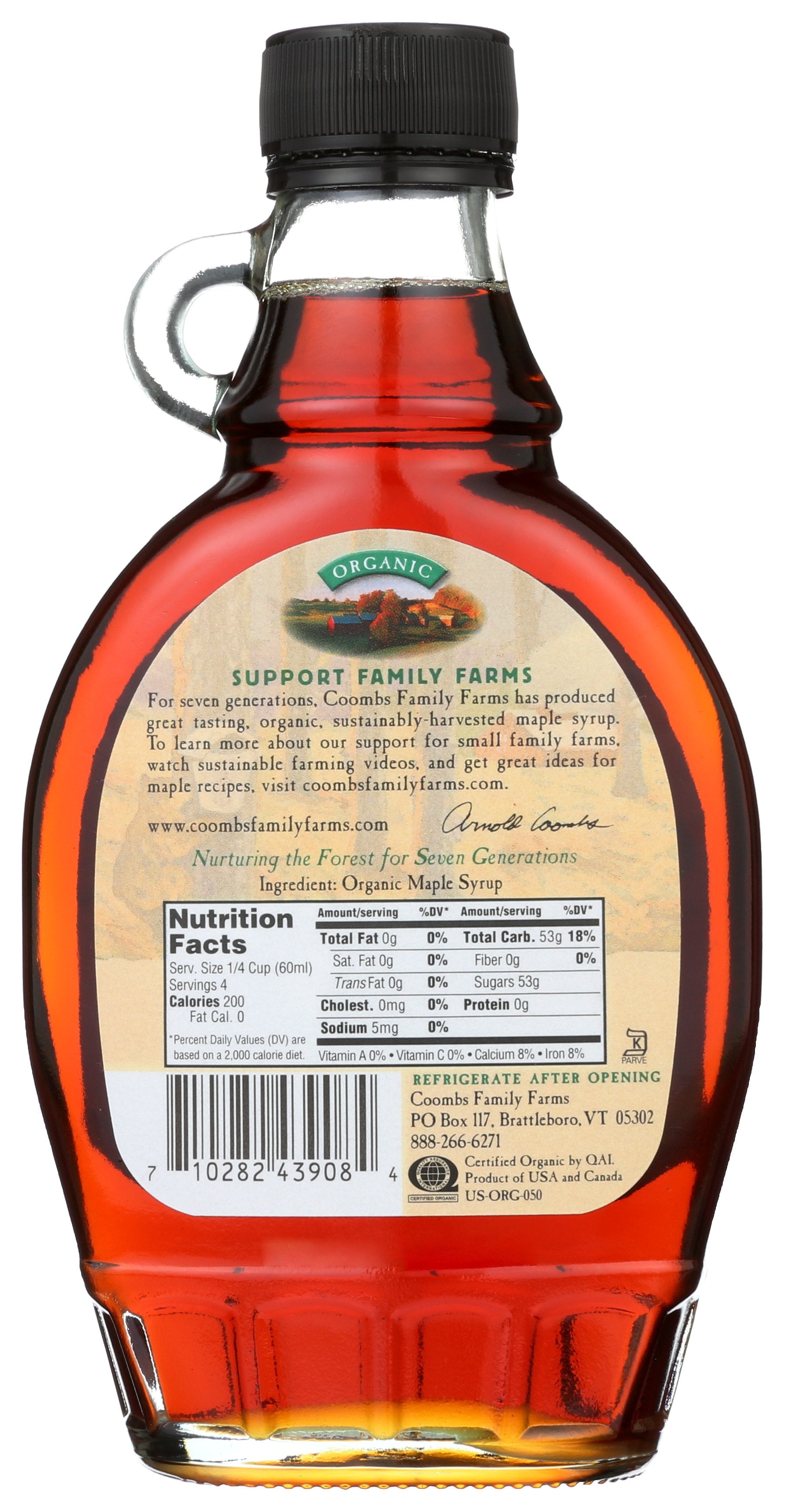 COOMBS FAMILY FARMS SYRUP MAPLE GRDA ORG - Case of 12 [MAPLE SYRUP - 8 OZ]