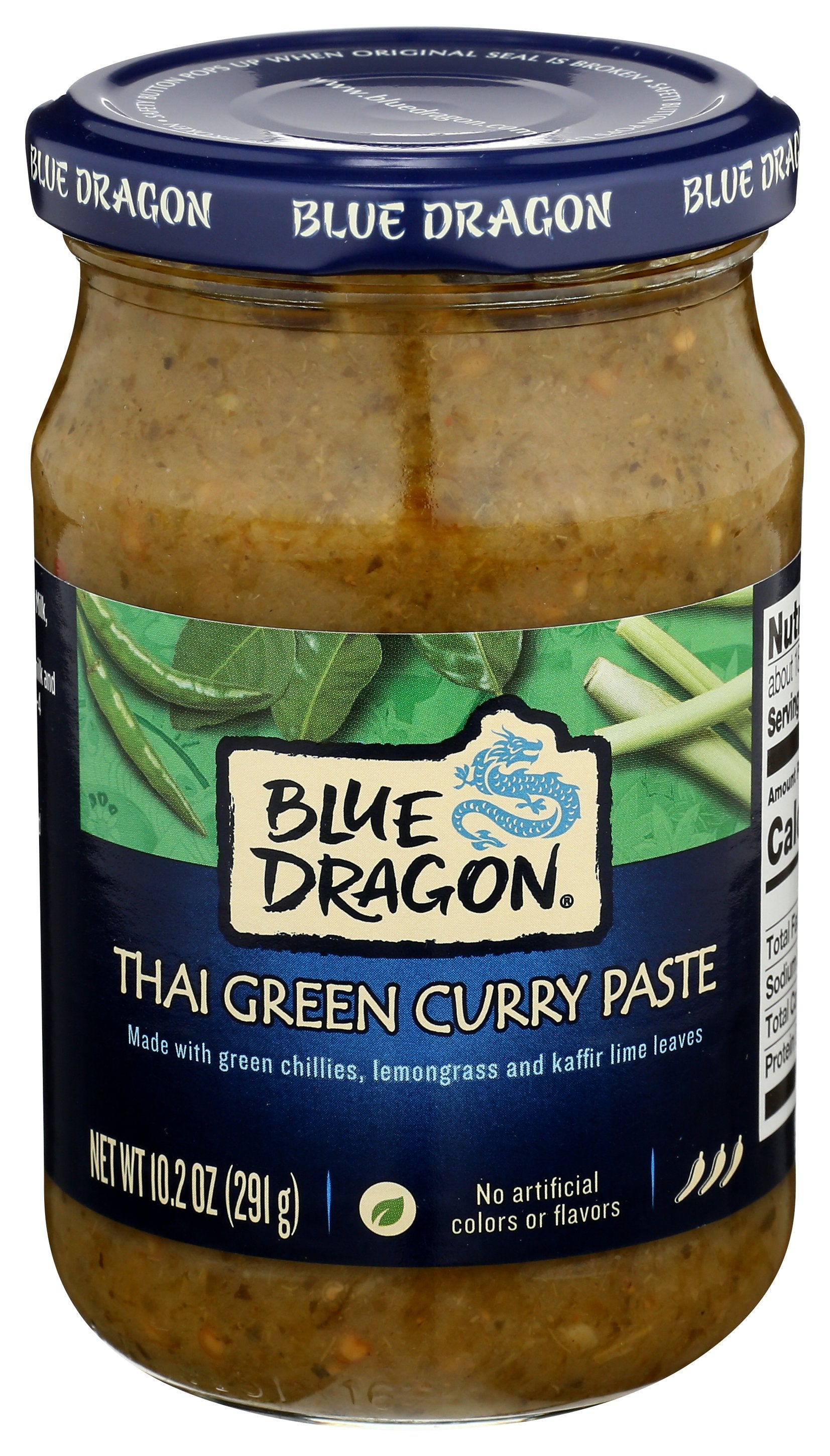 BLUE DRAGON CURRY GREEN PASTE - Case of 6
